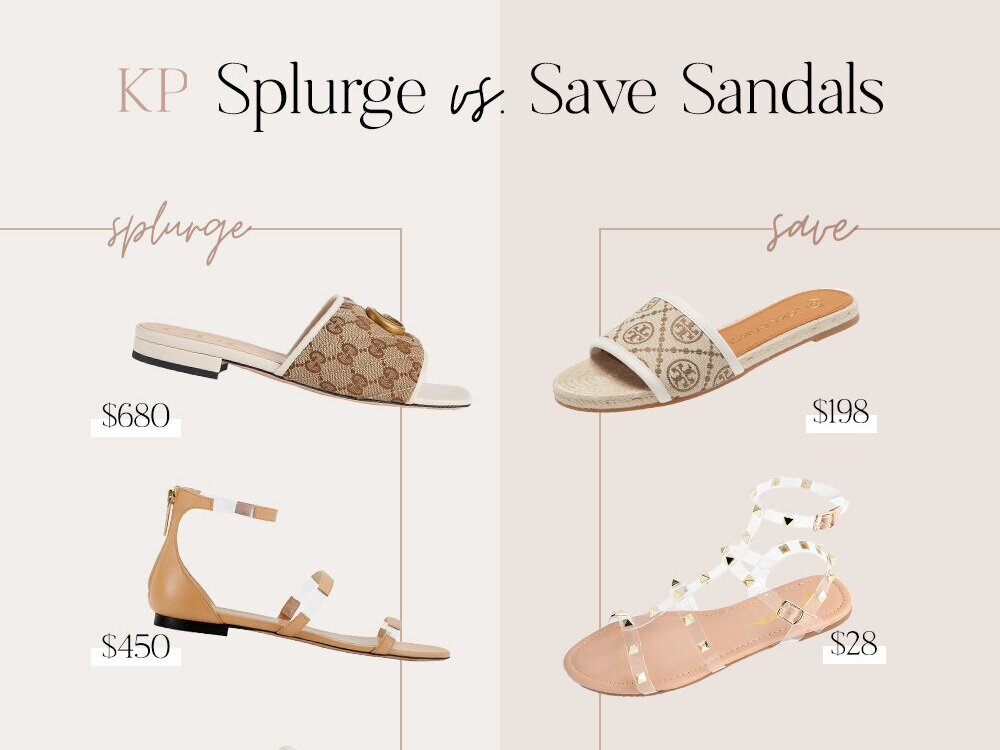 Splurge vs. Save Sandals & Review