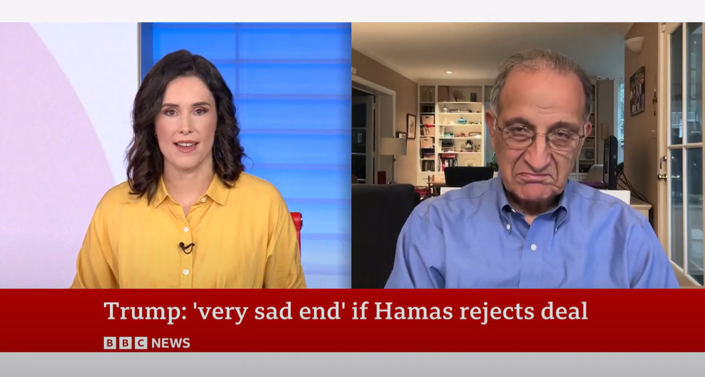 Dr. James Zogby on BBC News to Discuss the Proposed American Peace Plan for Gaza
