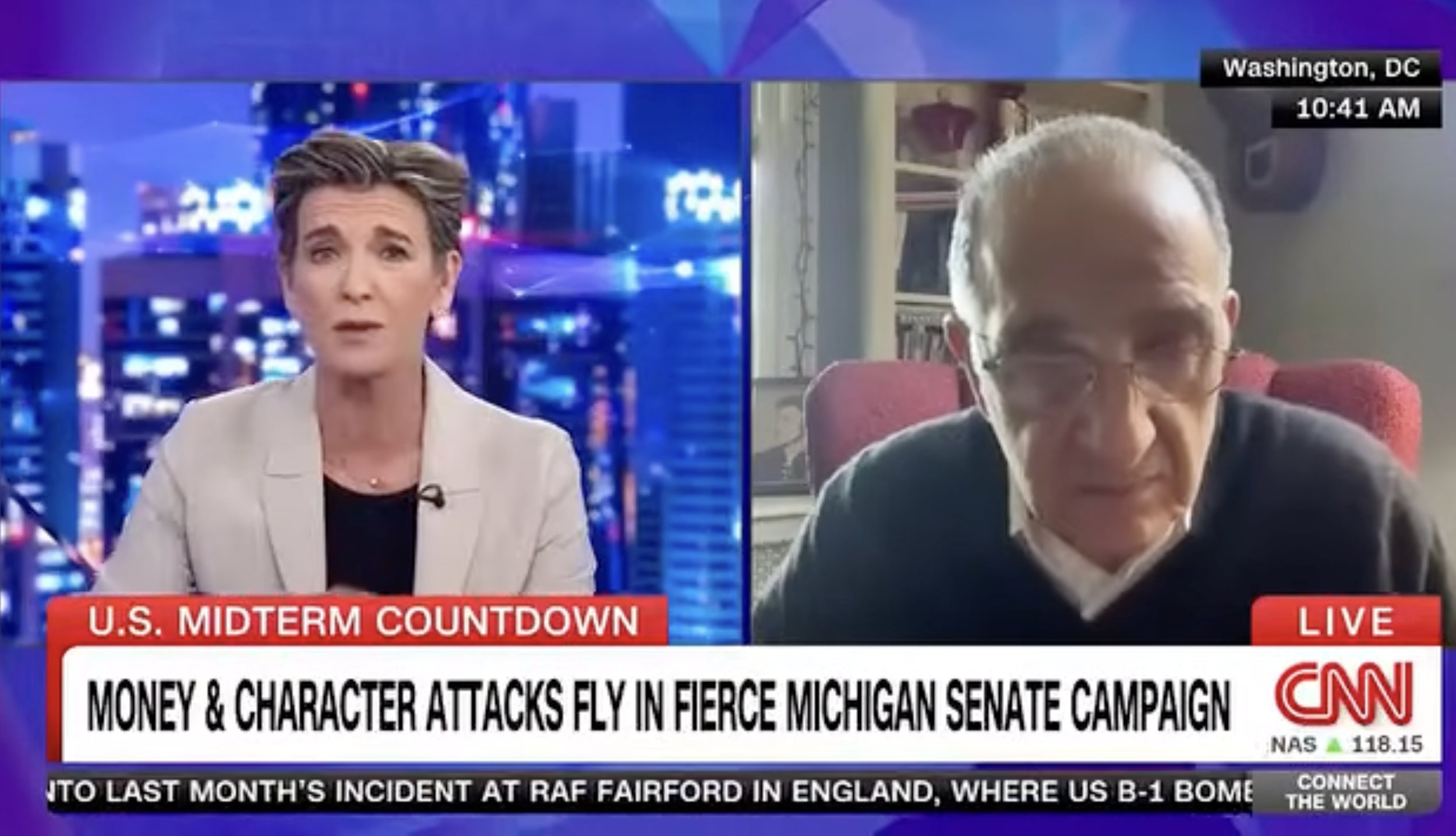 Dr. James Zogby on CNN's Connect the World