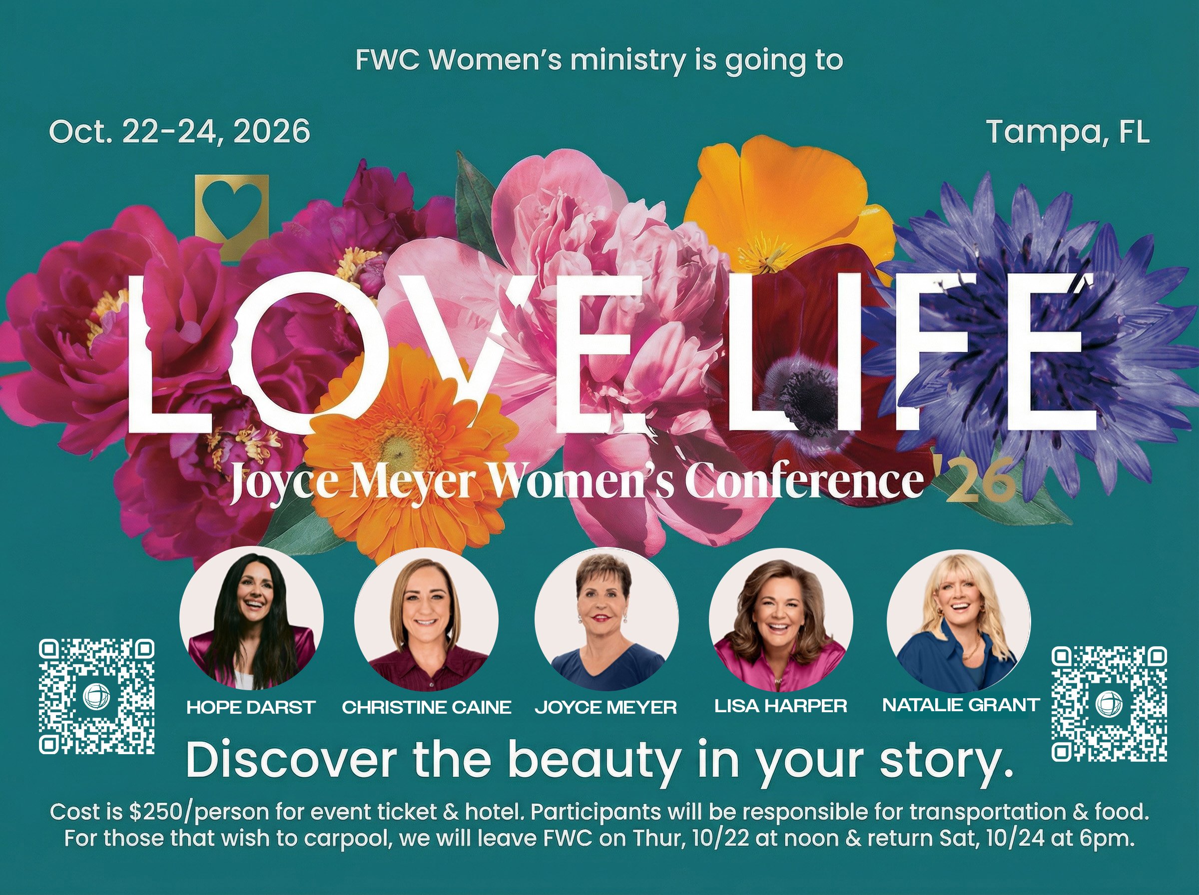 FWC Women are going to the Love Life Conference!