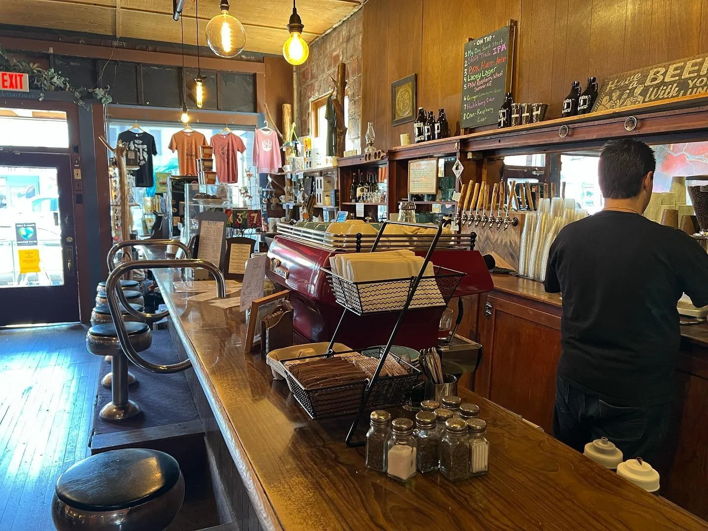 Rivers Coffee in Morton has impeccable vibes - definitely worth a stop if you're in the area!