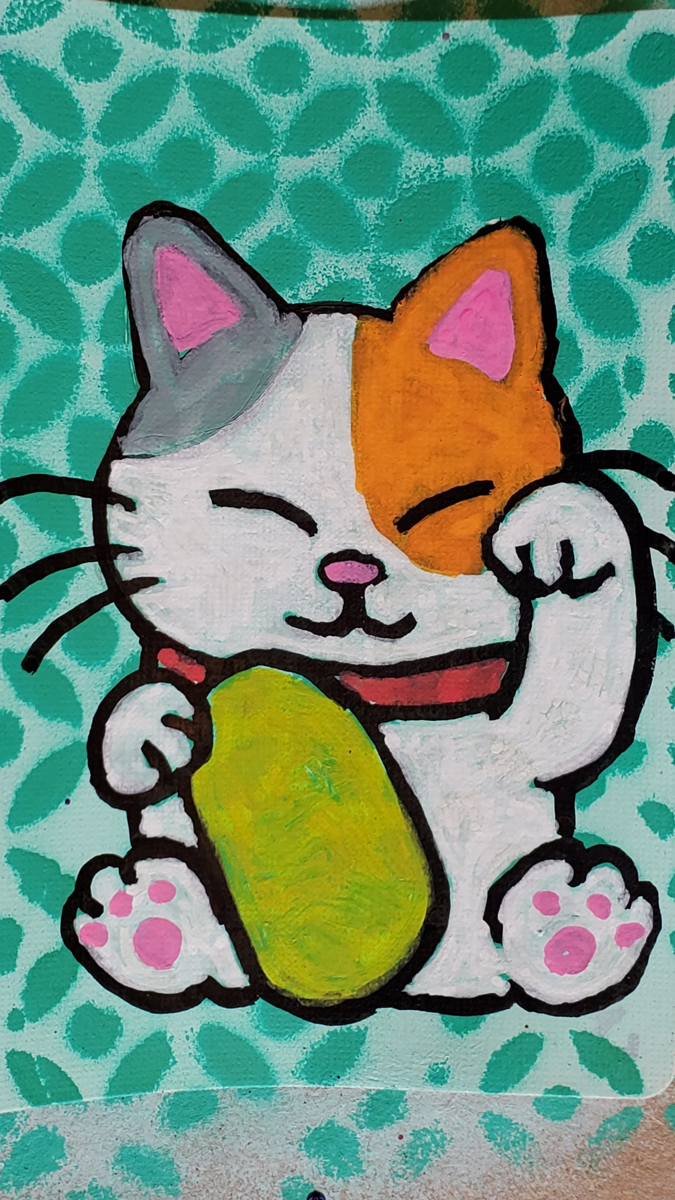 Kawaii Lucky Cat (Card Show)