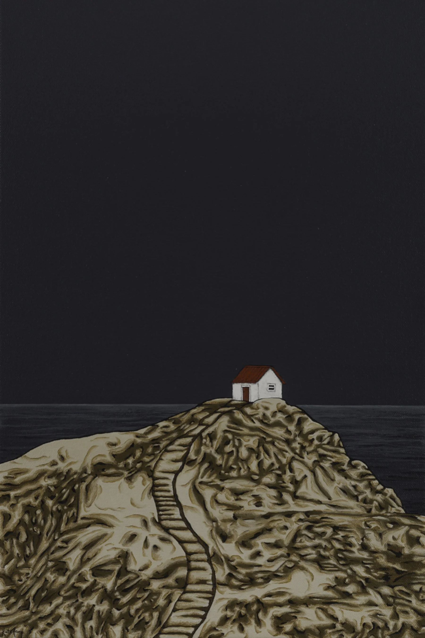 151: Kate Horn - Guest Artist SOLD 
Auckland 
The Inner Path 
460 x 310mm 
Oil Painting 
$1600.00 