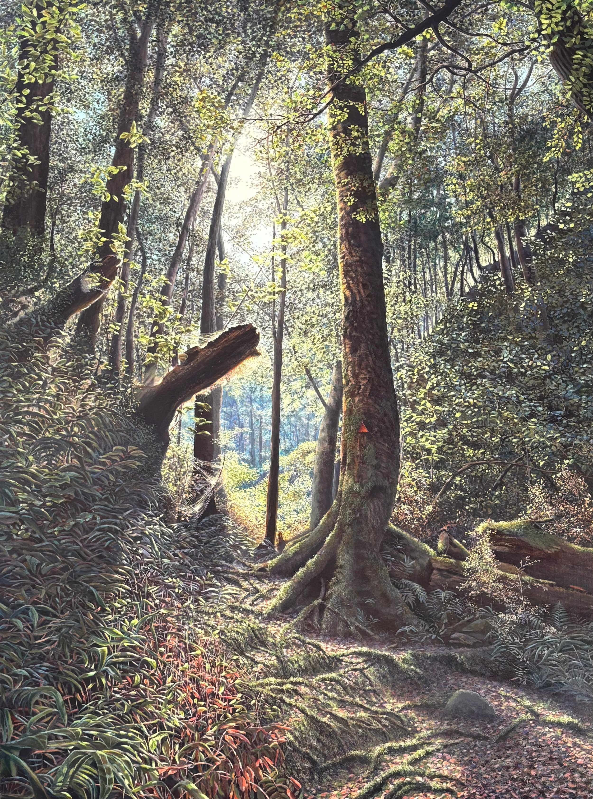 43: Sarah Freiburger 
Dunedin 
Silent Weavers 
900mm x 1200mm 
Acrylic Painting 
$9400.00 
