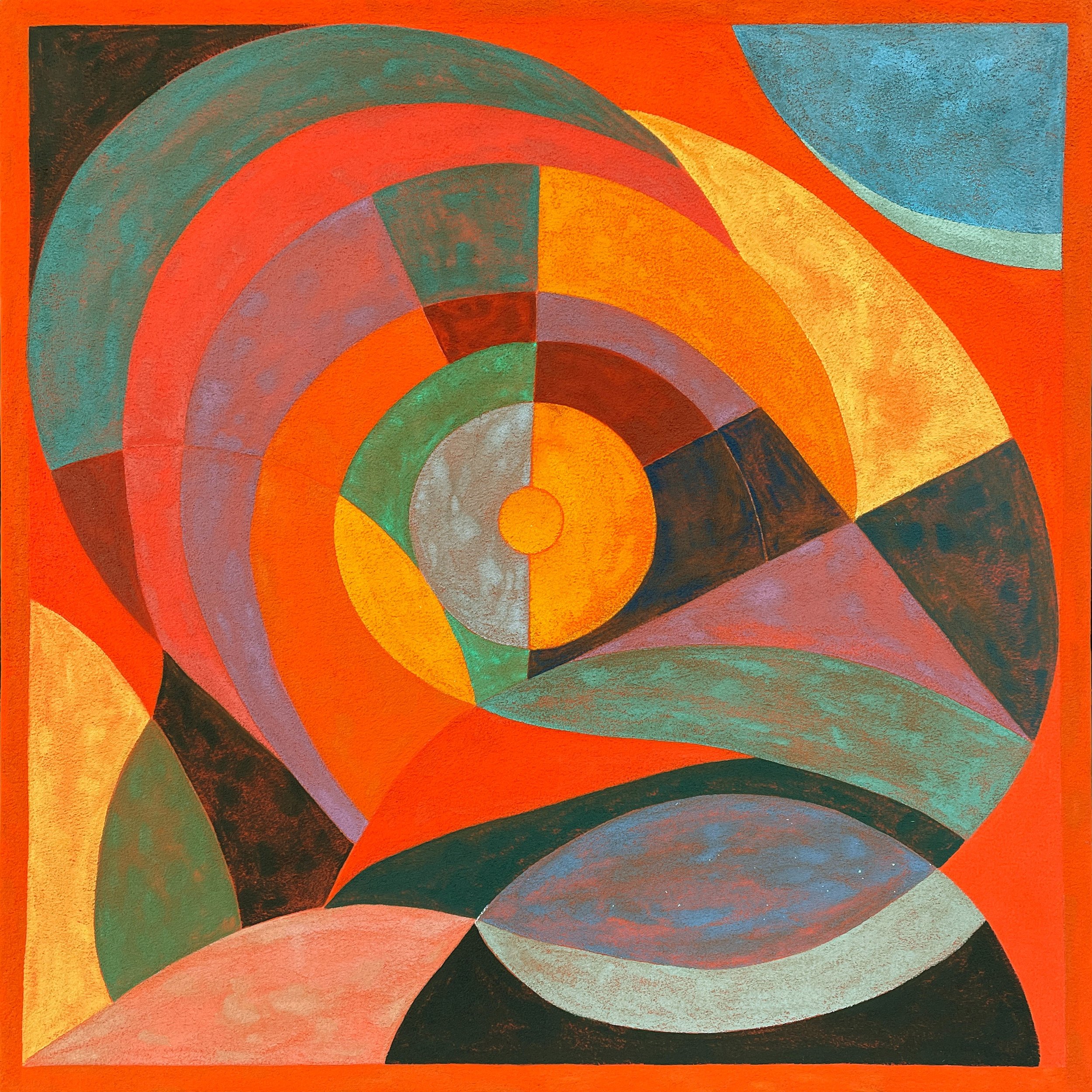 102: Victoria Naboka 
Invercargill 
Wānaka Vision 
1130mm x 1130mm 
Acrylic Painting, Other 
$2700.00 
