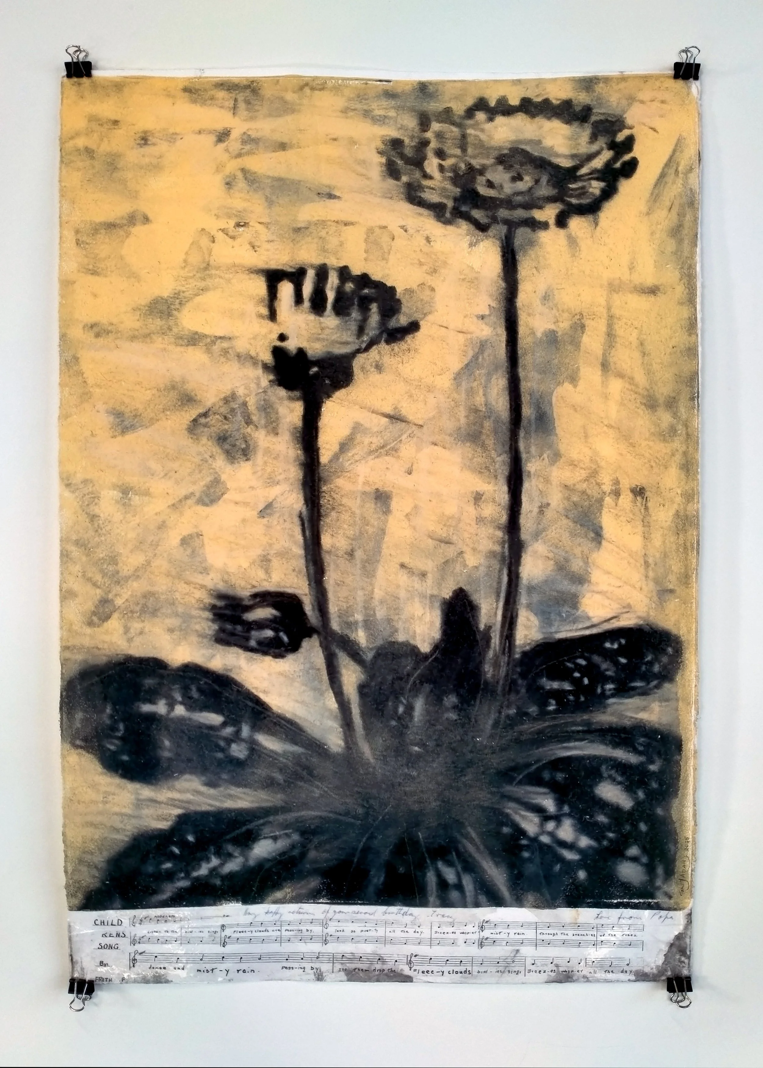 2: Tracey Adams 
Ko Ahuriri (Napier)  
With love from Popa 
395mm x 570mm 
Printmaking, Drawing and Mixed Medium 
$1100.00 
