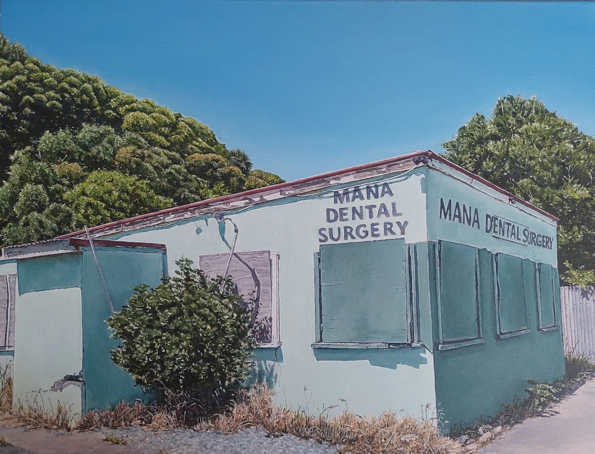 131: Jill Sutton 
Wellington 
Signs of Decay 
610mm x 450mm 
Acrylic Painting 
$2250.00 
