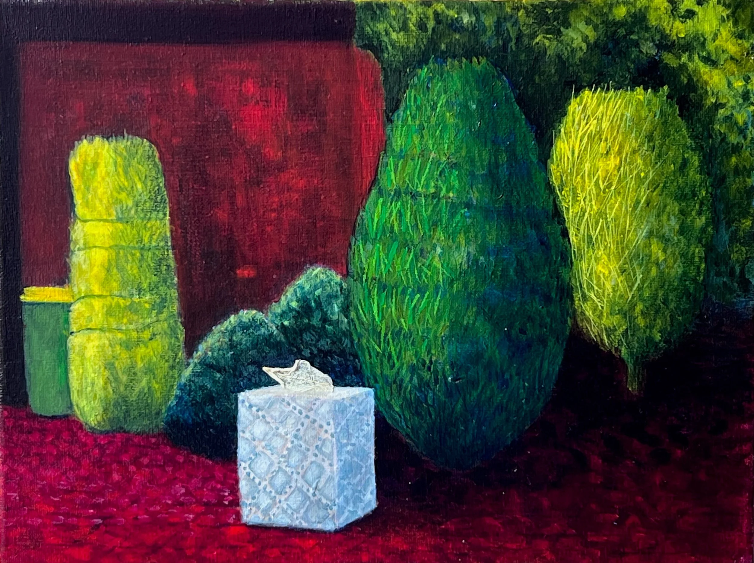 147: Lizzi Yates 
Kapiti Coast 
Carpeted Over 
400mm x 300mm 
Acrylic Painting 
$1800.00 
