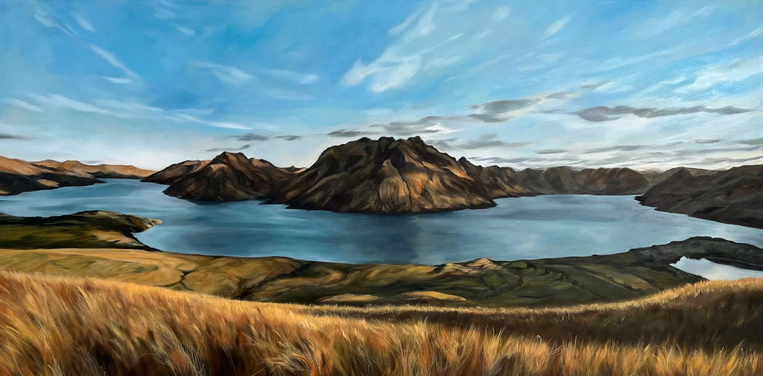 145: Viv Wotton SOLD 
Christchurch 
Southern Expanse 
1200mm x 600mm 
Oil Painting 
$2360.00 
