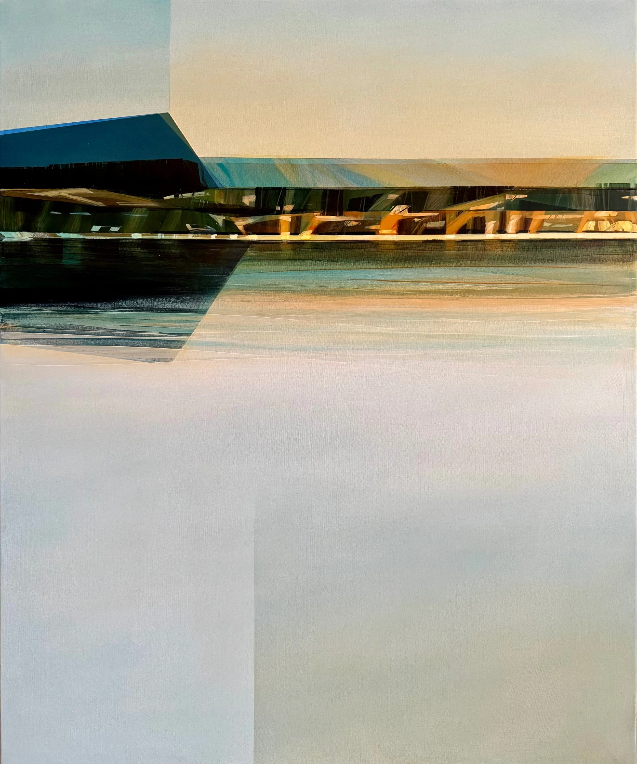 86: Michelle McIver SOLD 
Auckland 
Liminal Space 
700mm x 900mm 
Acrylic Painting 
$2850.00 
