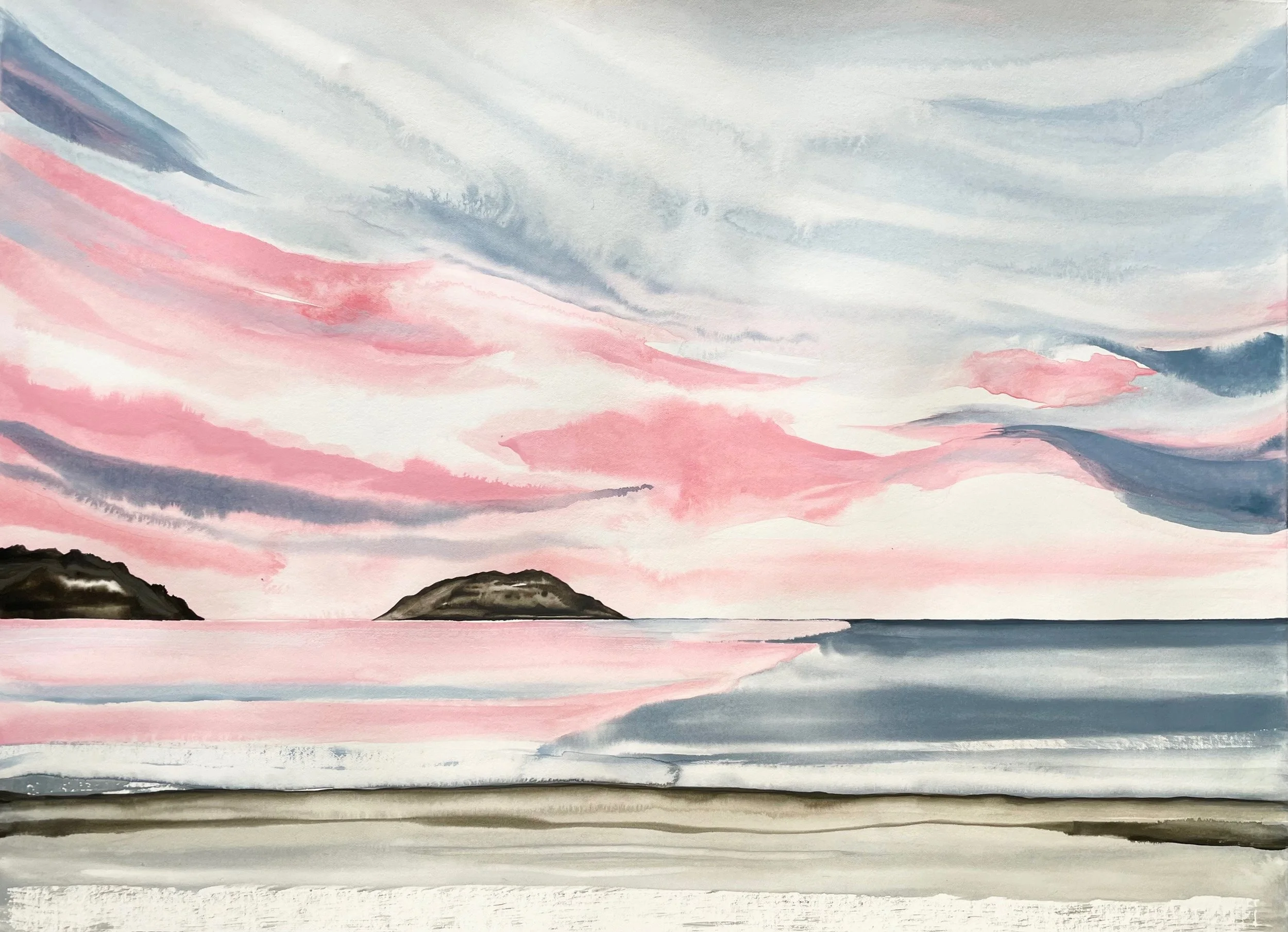 92: Sophie Melville 
Wanaka 
Oh my heart 
950mm x 750mm 
Watercolour 
$2950.00 
