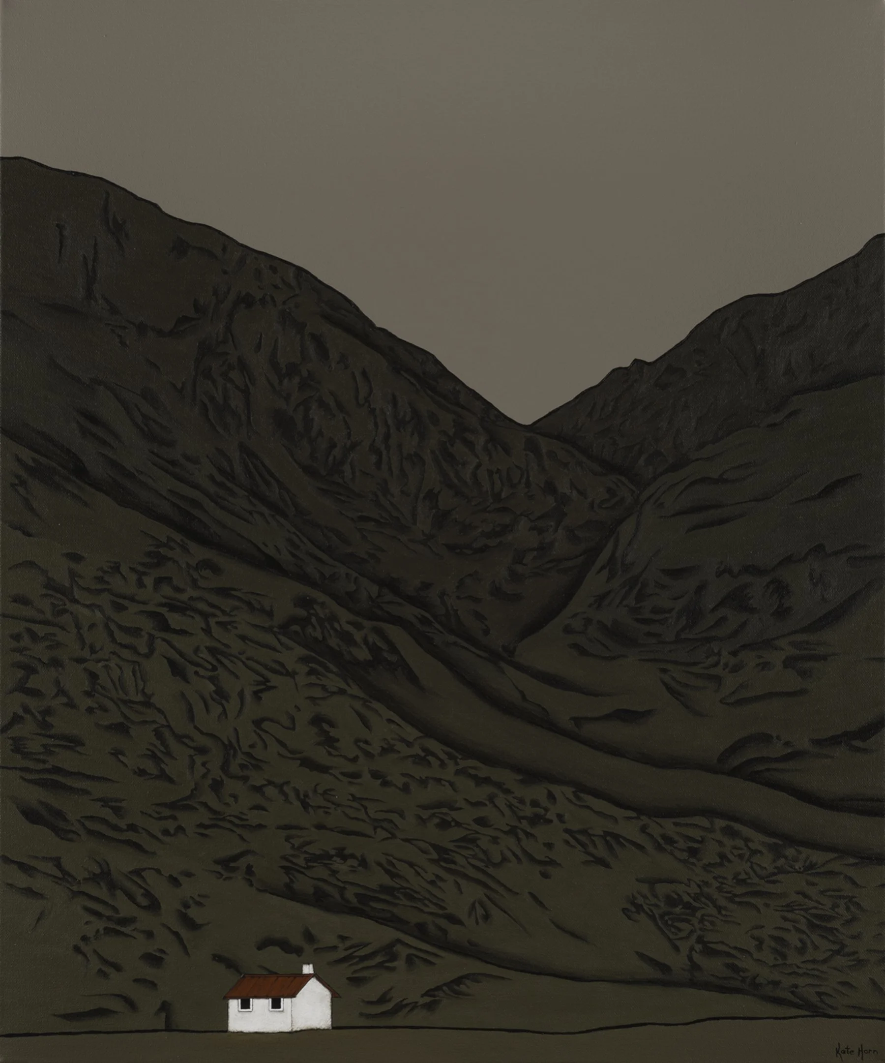 153: Kate Horn - Guest Artist SOLD 
Auckland 
The Mountains We Make 
600mm x 500mm 
Oil Painting 
$2800.00 