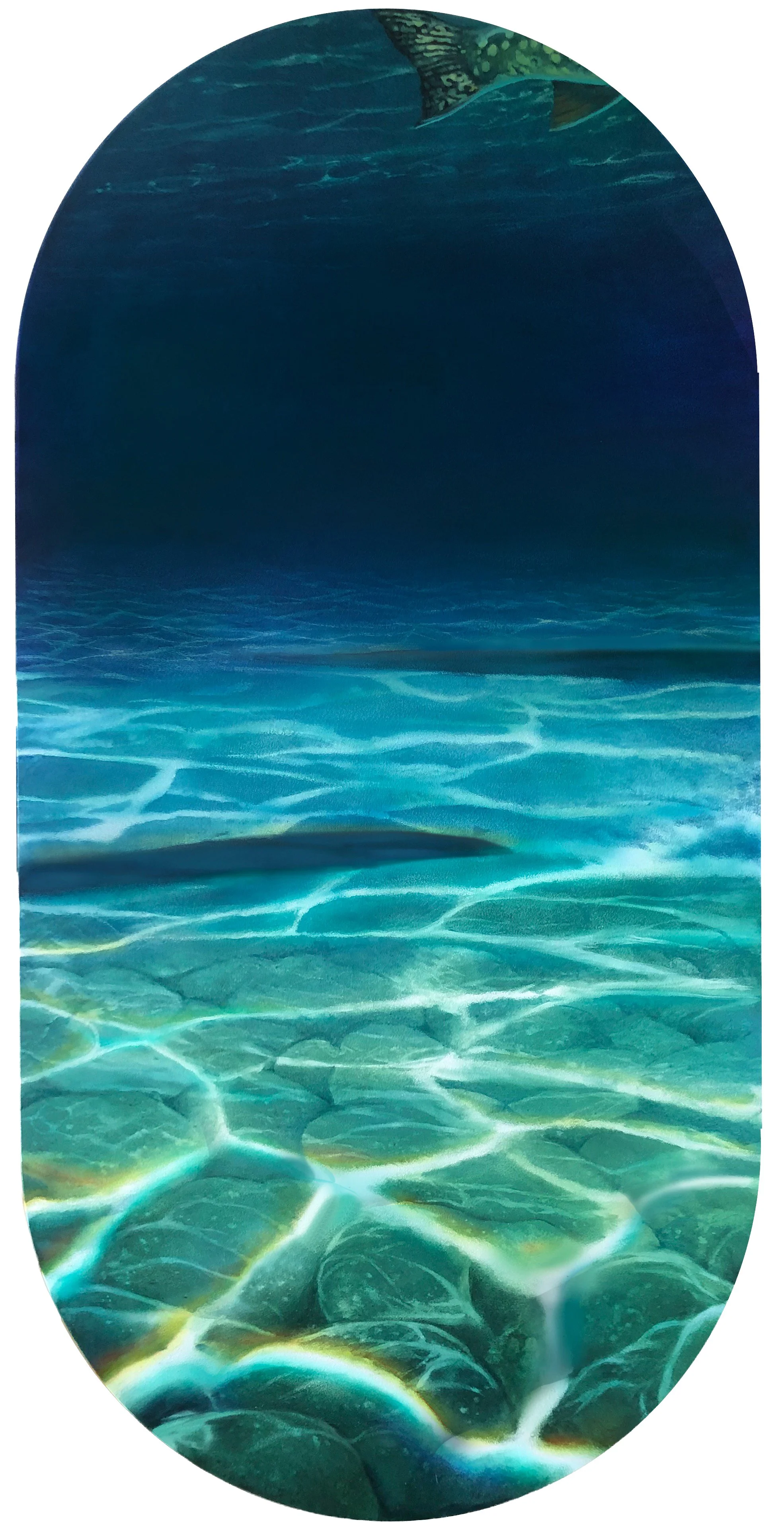 39: Rob Foote 
Dunedin 
Rainbow Trout 
1200mm x 600mm 
Oil Painting 
$3000.00 
