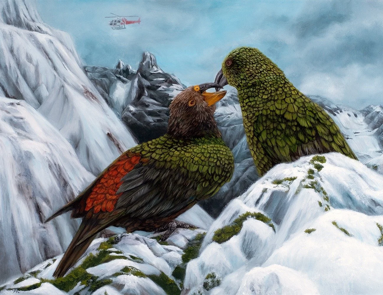 120: Andrea Robinson SOLD 
Wellington 
Queenstown Alps 
630mm x 480mm 
Oil Painting 
$2800.00 
