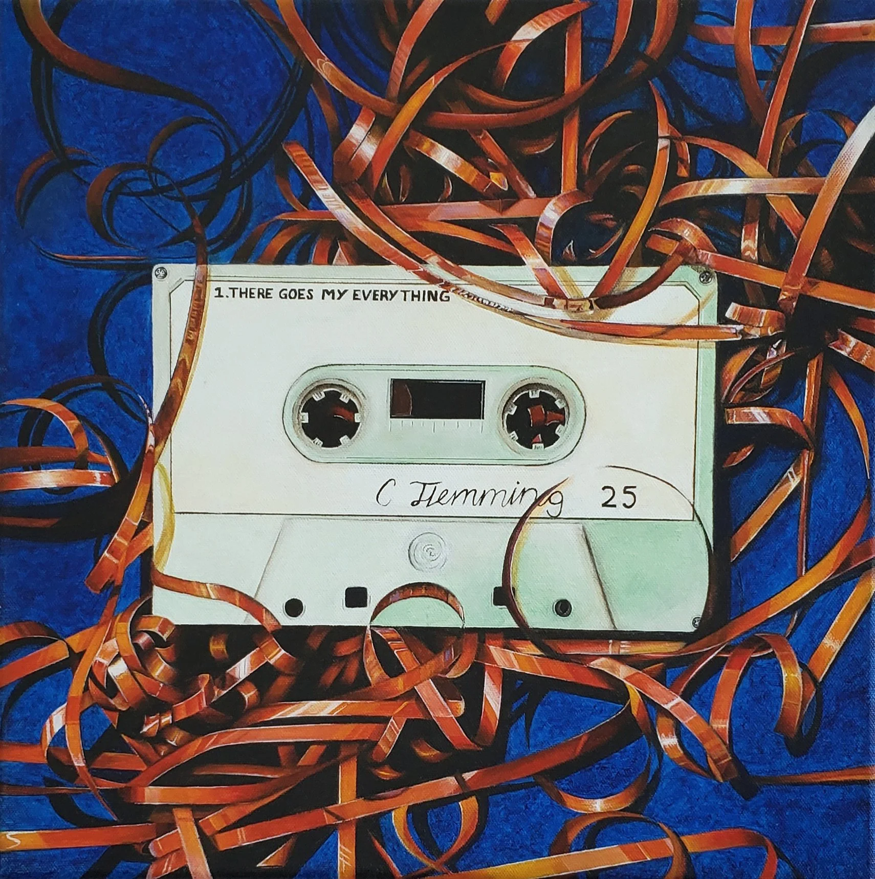 38: Chloe Flemming 
Karangahake 
There goes my everything 
400mm x 400mm 
Acrylic Painting 
$1200.00 
