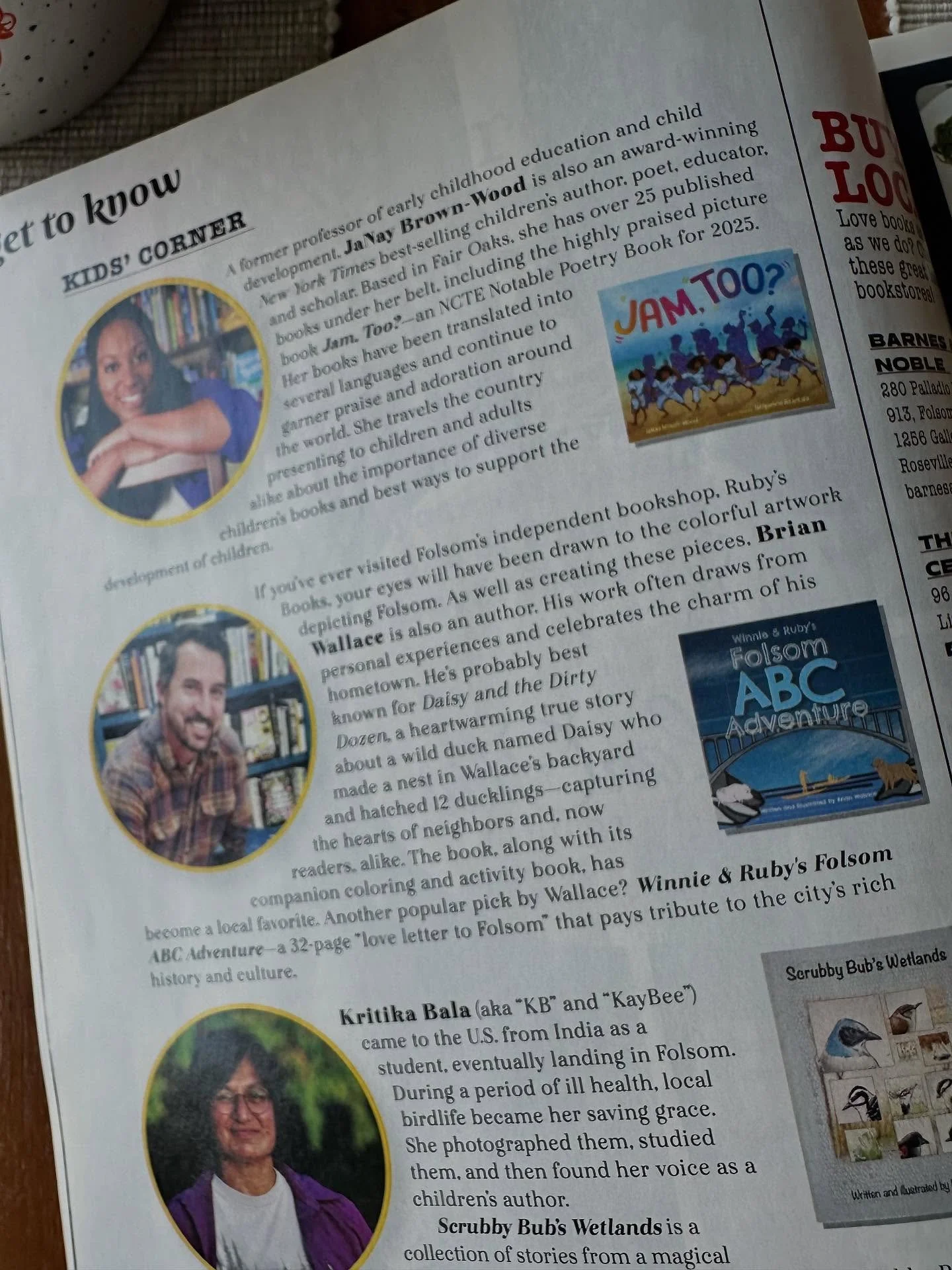 Big thanks to @stylemags - The August issue featured Winnie &amp; Ruby&rsquo;s Folsom ABC Adventure and&hellip; there was even a photo of my 2024 Community Service Day shirts... being worn by a group of volunteers from @hands4hope - Two projects, one