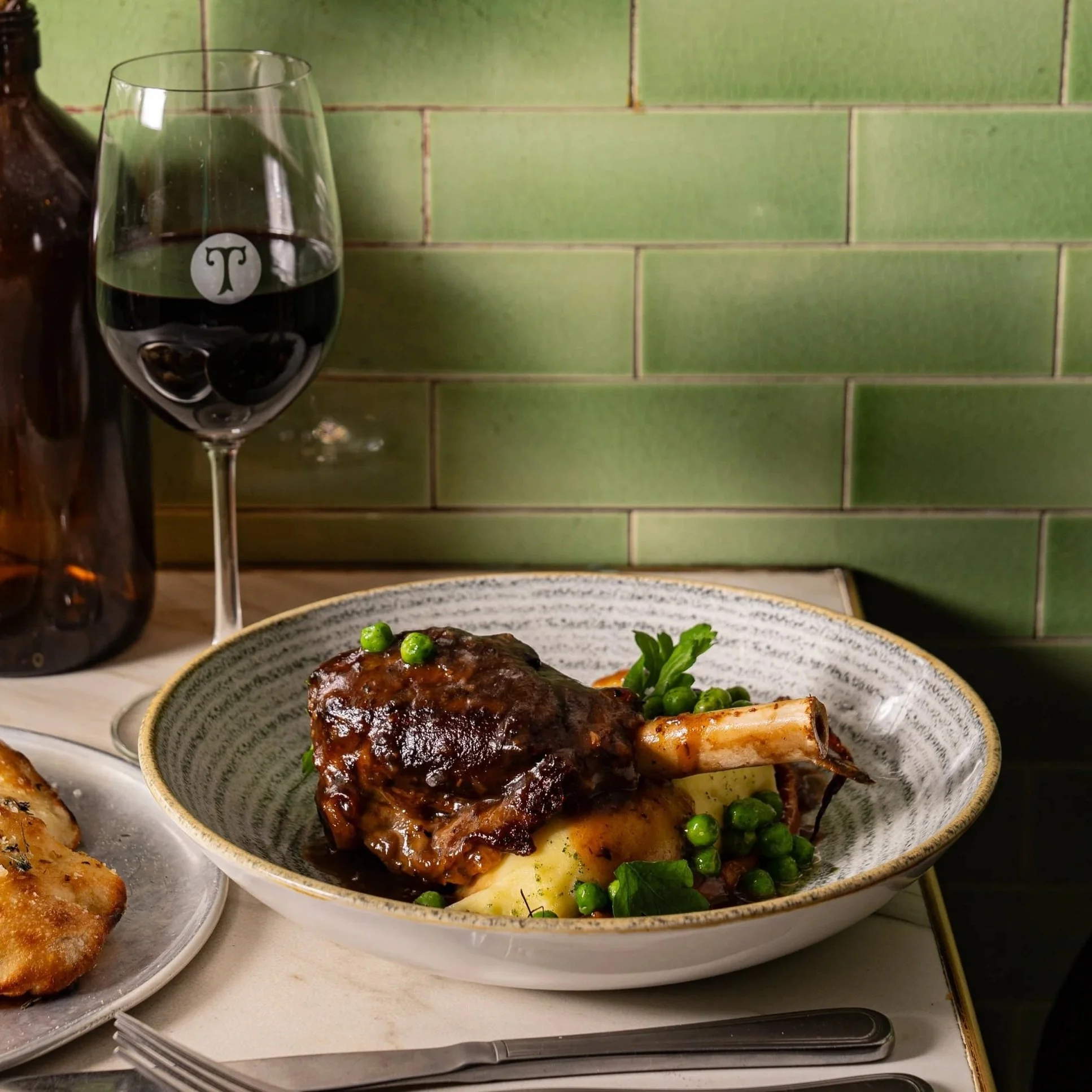 Tuesday  $35 Lamb Shank + Wine