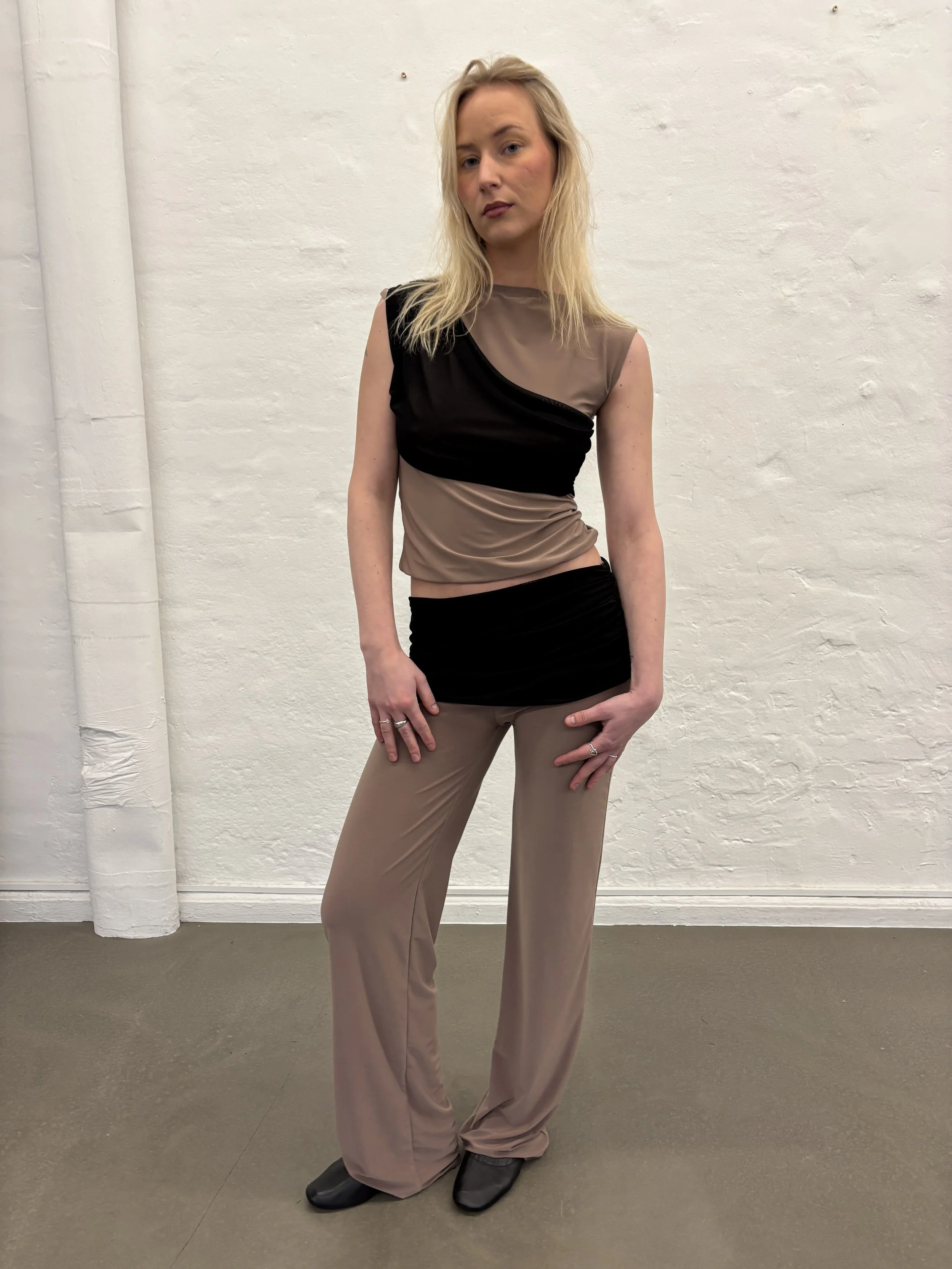 DOLLY PANTS BROWN BLACK