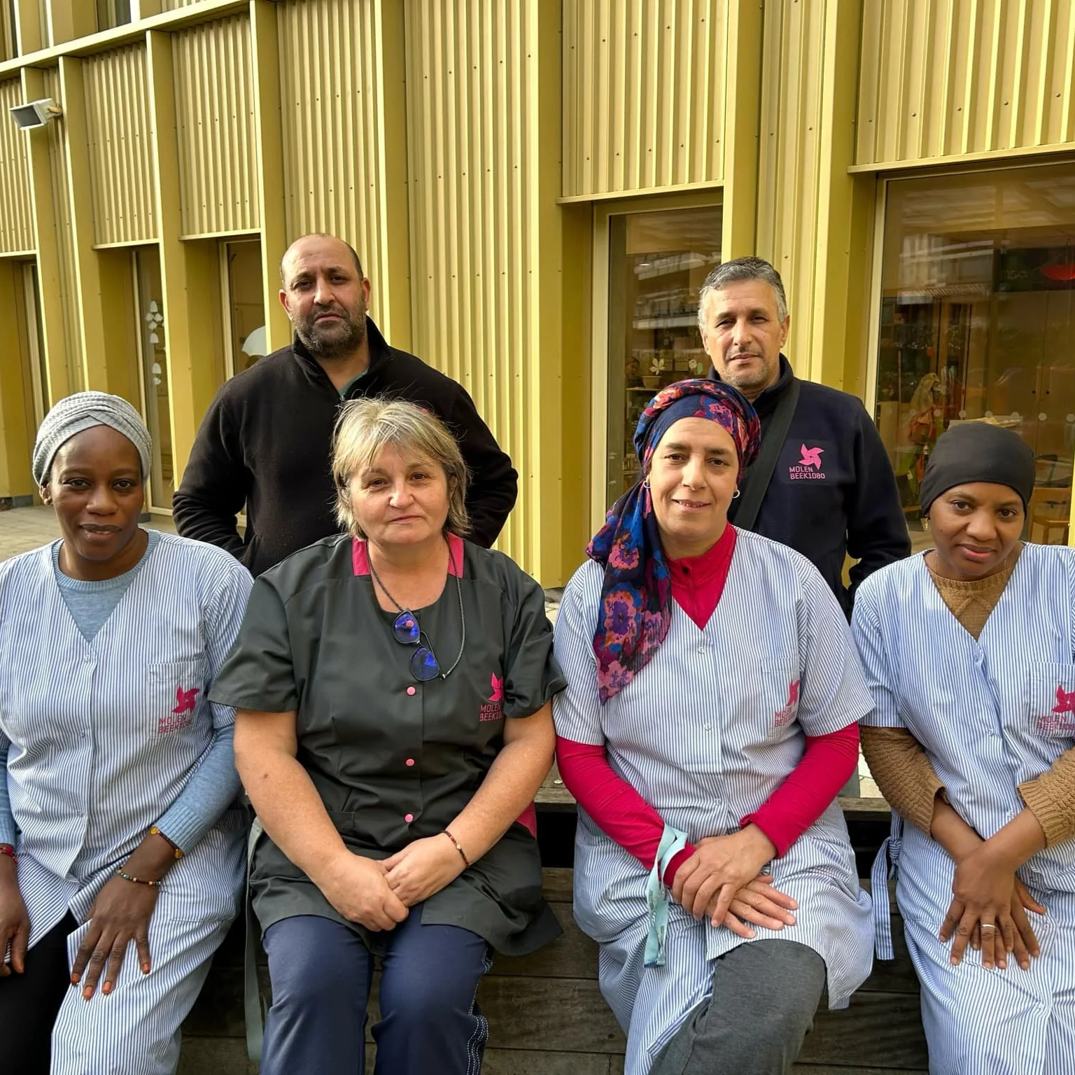 Omar, Abdel, Dieynaba, Zorica, Habiba, Aminata - Onderhoudspersoneel