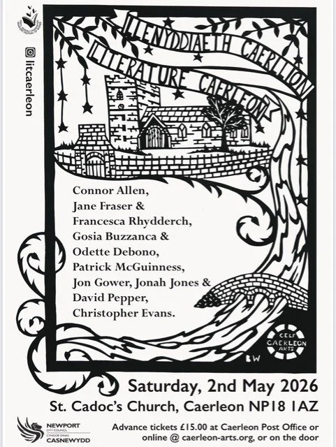 Jane Fraser at Caerleon Literary Festival Saturday 2nd May
