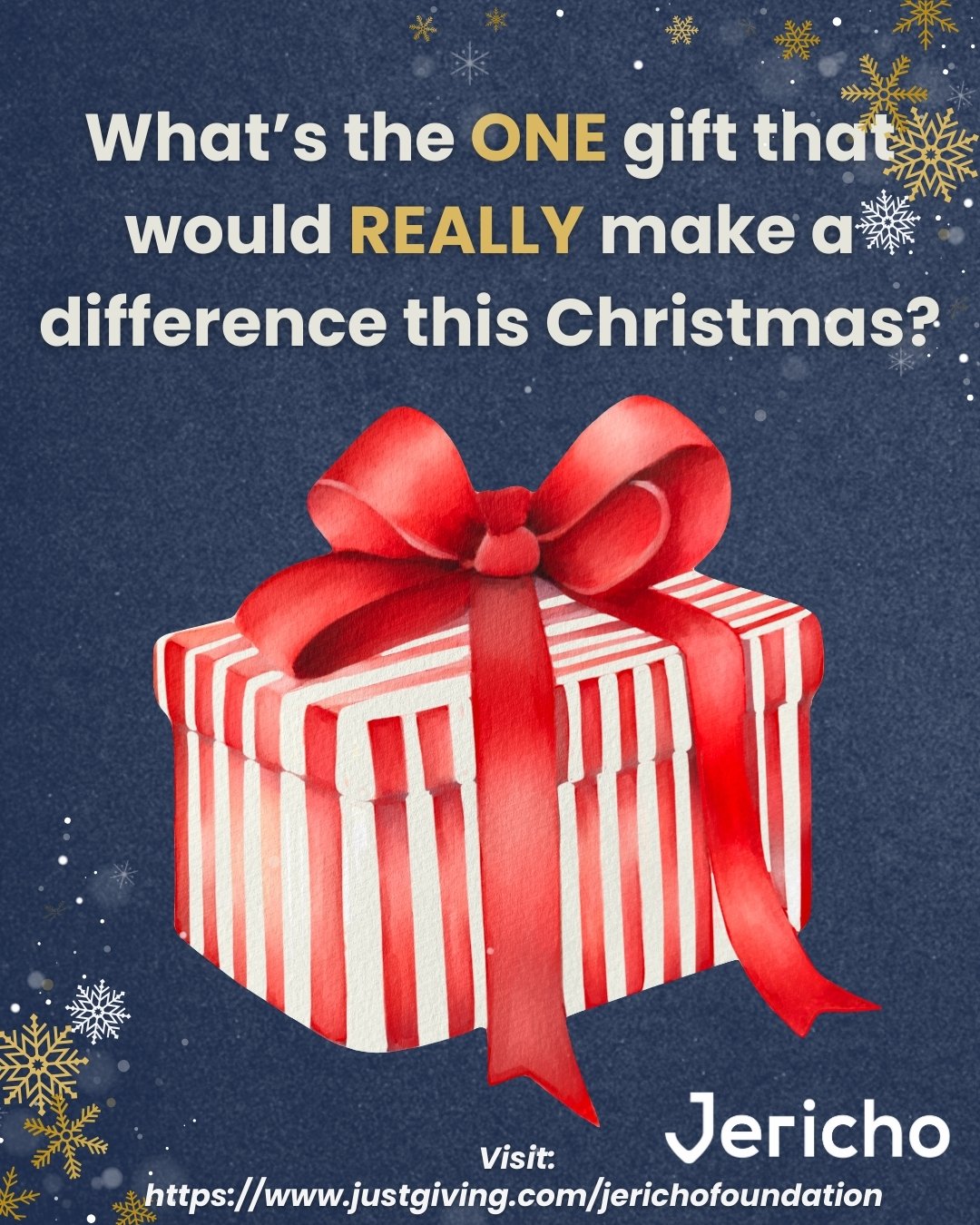Now is the season of giving.
When you're creating your Christmas wishlist, shopping for everyone else's and struggling to find a secret Santa gift. 

But there's one present that would make a real difference, that you can choose to gift to someone to