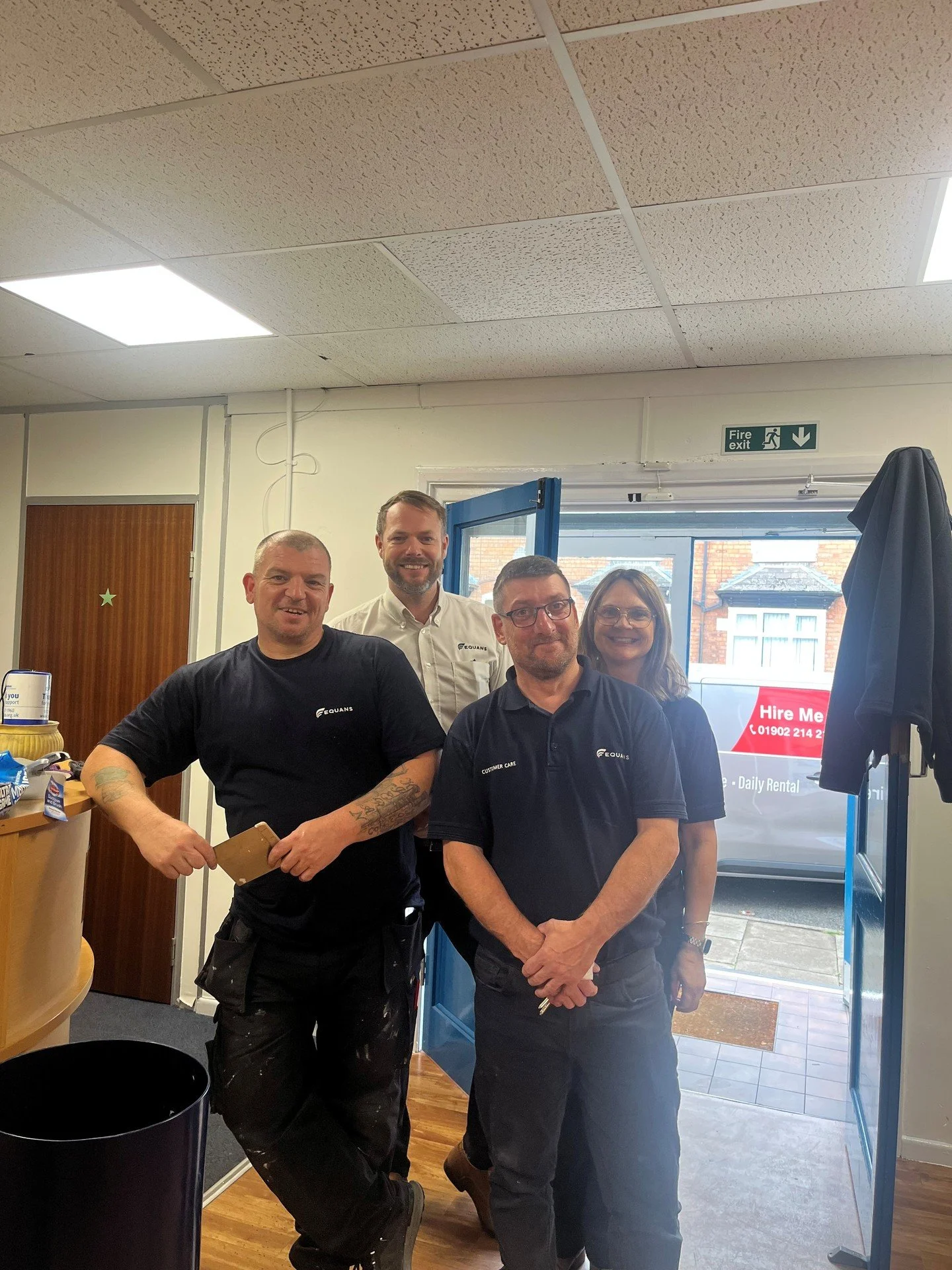 We want to say a huge thank you to Equans, for decorating our reception and meeting rooms to help make them as welcoming as possible for our participants. 
As many of our participants have been through traumatic experiences a welcoming environment he