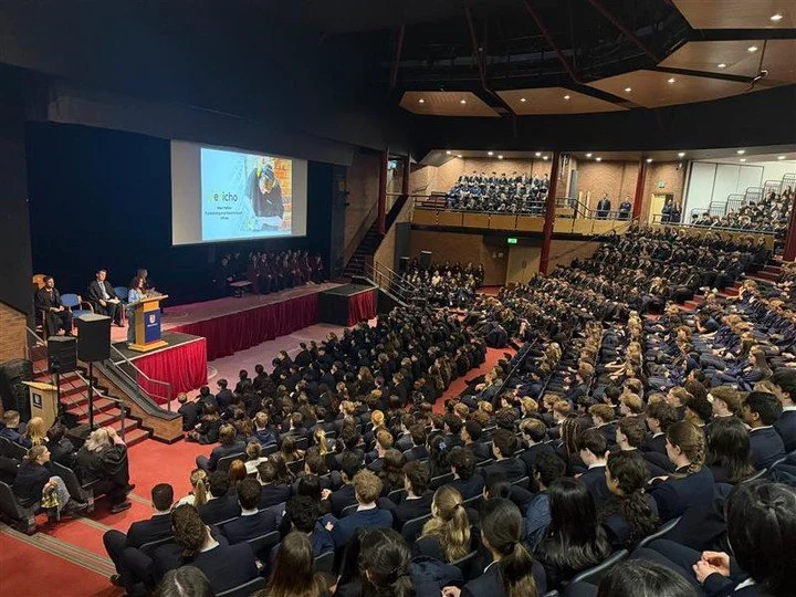 Our fundraising and social impact officer, Noor, had a fantastic time visiting Solihull School to educate the students on everything JERICHO 
▪ Who we support 
▪ Our social enterprises 
▪ What the money they intend to raise on their next non-school u