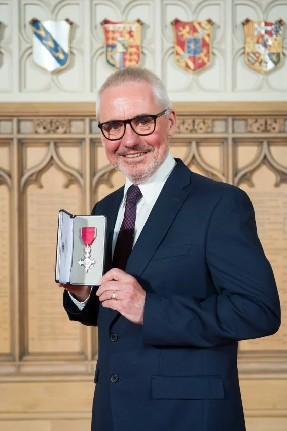 Richard Beard MBE! 

After an amazing 20 year career at JERICHO, our ex-CEO Richard received an MBE for services to social enterprise and to the community in Birmingham.
After receiving is medal from Princess Anne, he and his family went for a cream 