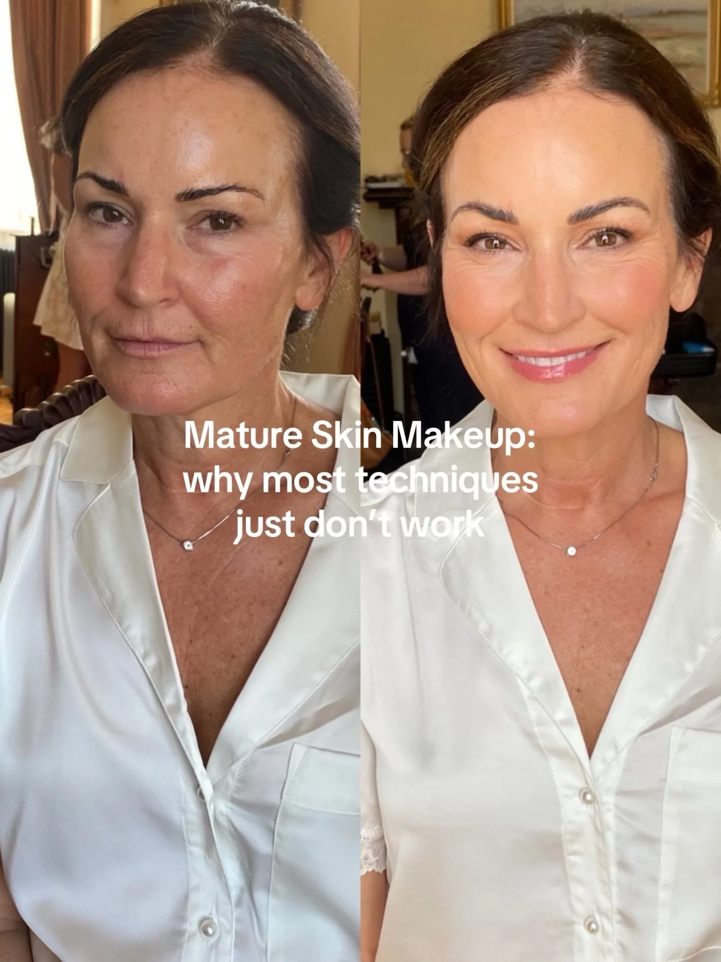 Maybe makeup has started feeling heavier on your skin.

Maybe it settles into lines now.
Makes you look more tired instead of more refreshed.
Maybe nothing seems to work the way it used to anymore.

Not because there is something wrong with your face
