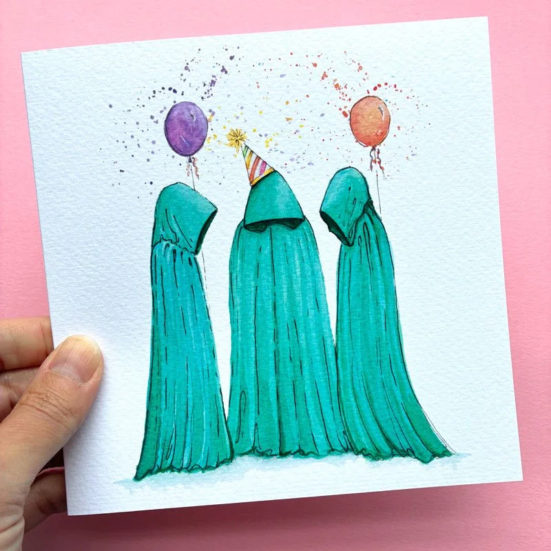 traitors inspired birthday card UK