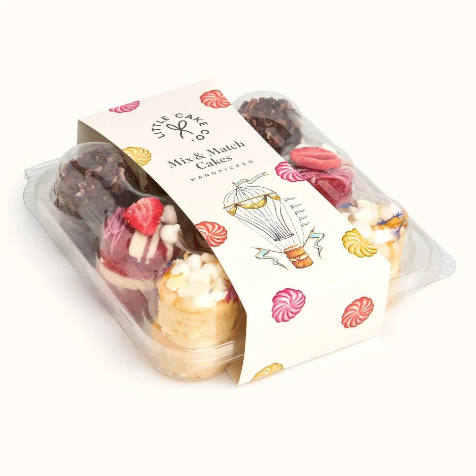 Packaging illustrations for Little Cake co.