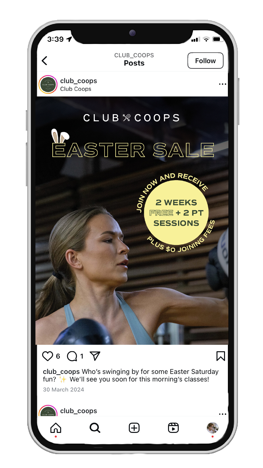 Bold soical media ad designed by Modella Creative