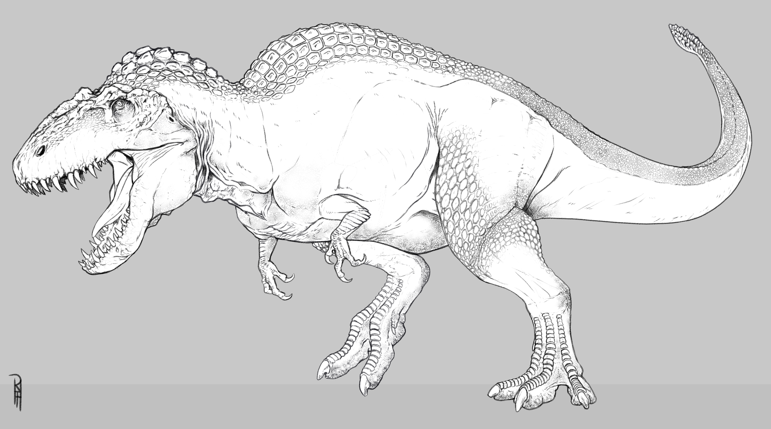 Commission: The High-Spined Ravager (2019)