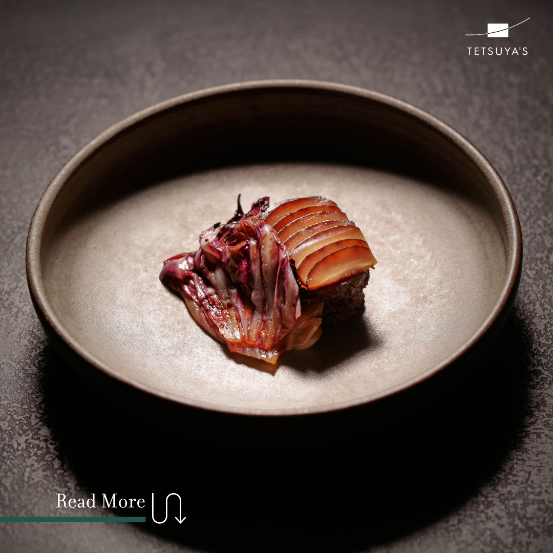 NSW Rangers Valley Wagyu Sirloin, Pickled Shitake &amp; Radicchio 