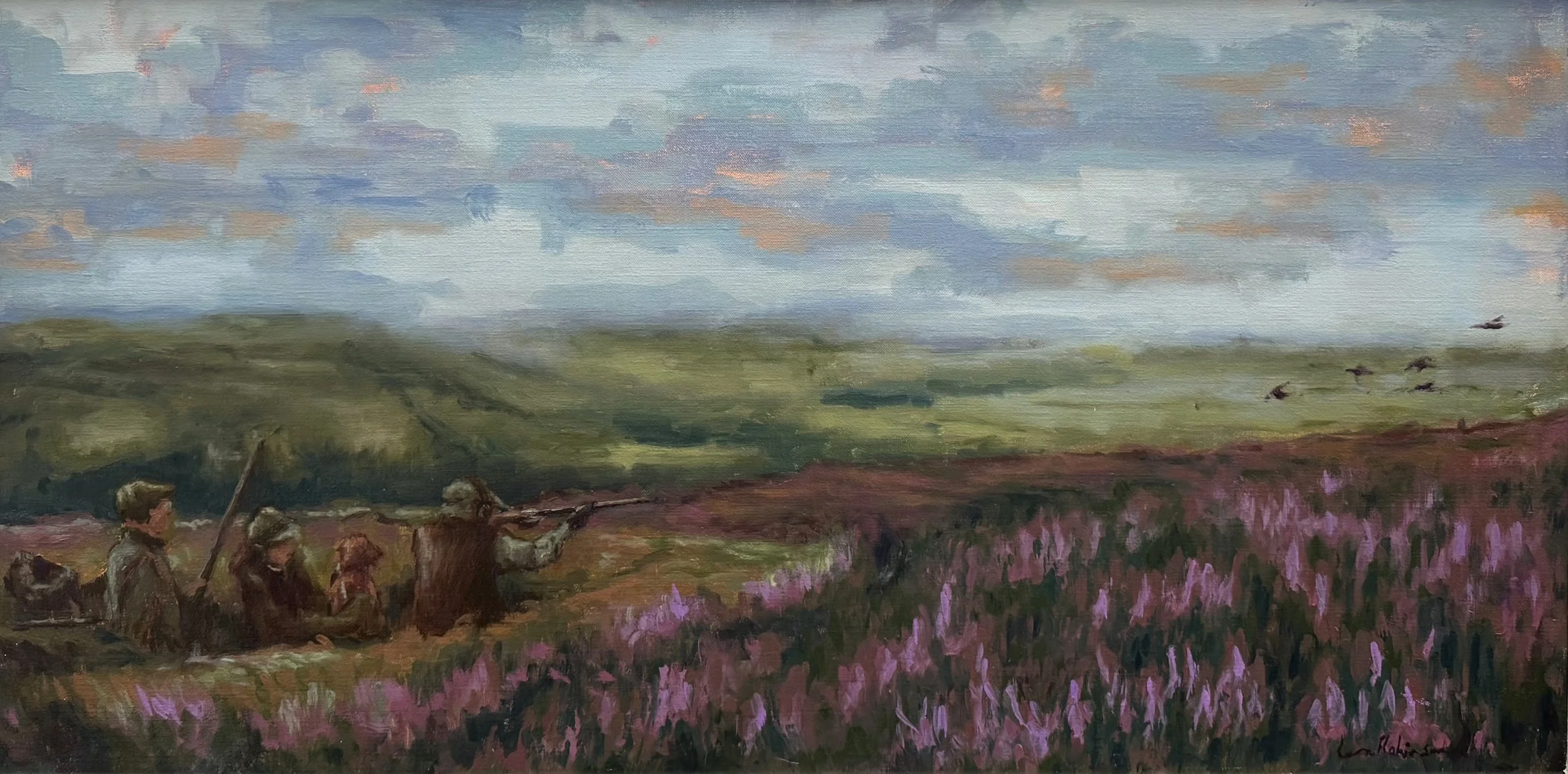 Gorse Days. 40x80cm. Oil On Canvas. 2026
