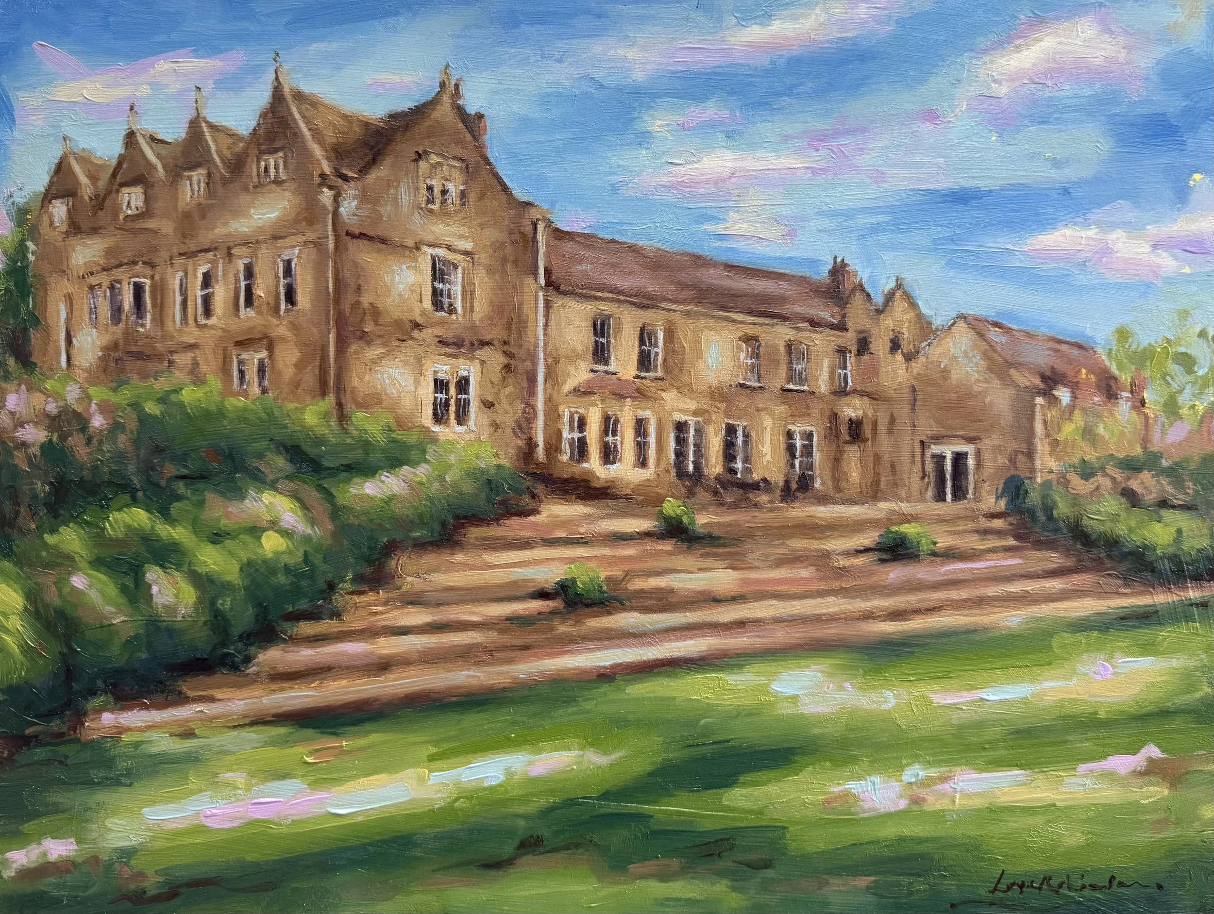 Dixton Manor. Oil On Board. 30x40cm. 2026