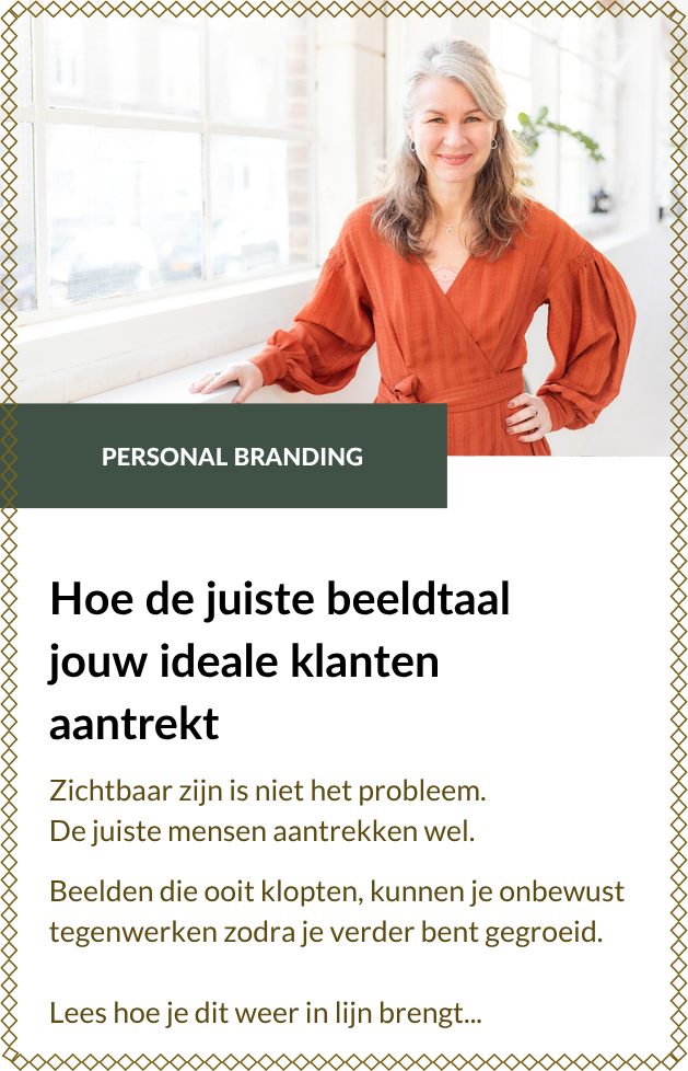 Hoe de juiste beeldtaal jouw ideale klanten aantrekt.