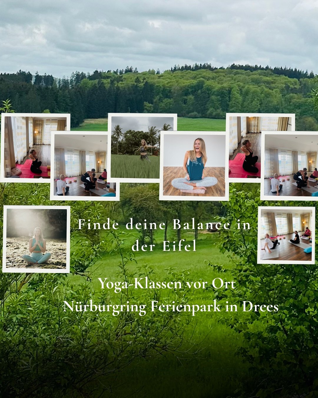 🧘🏼&zwj;♀️Finde deine Balance in der Eifel!🧘🏼&zwj;♀️

Swipe durch die Bilder und entdecke unser vielf&auml;ltiges Yoga-Angebot im malerischen N&uuml;rburgring Ferienpark!

Von entspannendem YogaFantasy bis hin zu dynamischem Yoga Flow &ndash; wir 