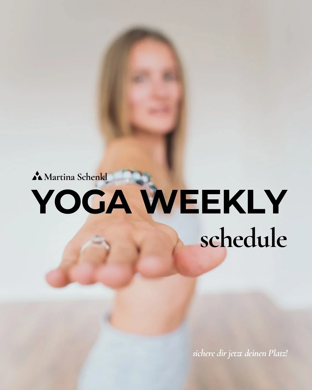 ✨ &bdquo;Nimm dir Zeit f&uuml;r dich &ndash; dein K&ouml;rper und Geist werden es dir danken.&ldquo; ✨

📅 Diese Woche auf der Matte mit mir:
	&bull;	Montag, 18:45 &rarr; Pilates Flow &amp; Stretch &ndash; 80s Style 🎶
	&bull;	Dienstag, 18:45 &rarr; 