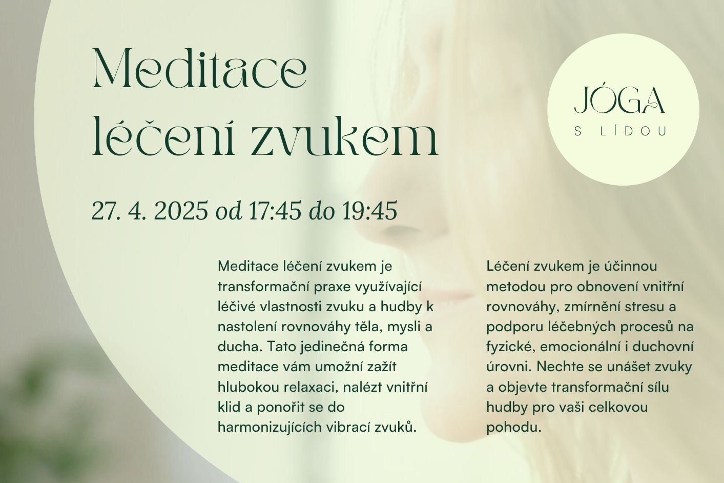 Meditace léčení zvukem