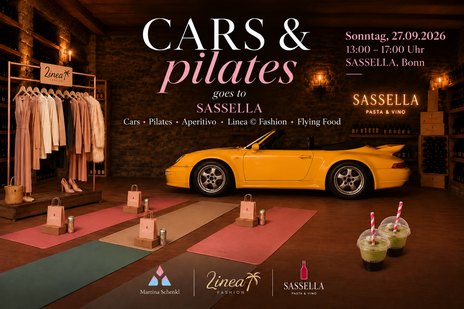 CARS &amp; PILATES                   Goes to SASSELLA