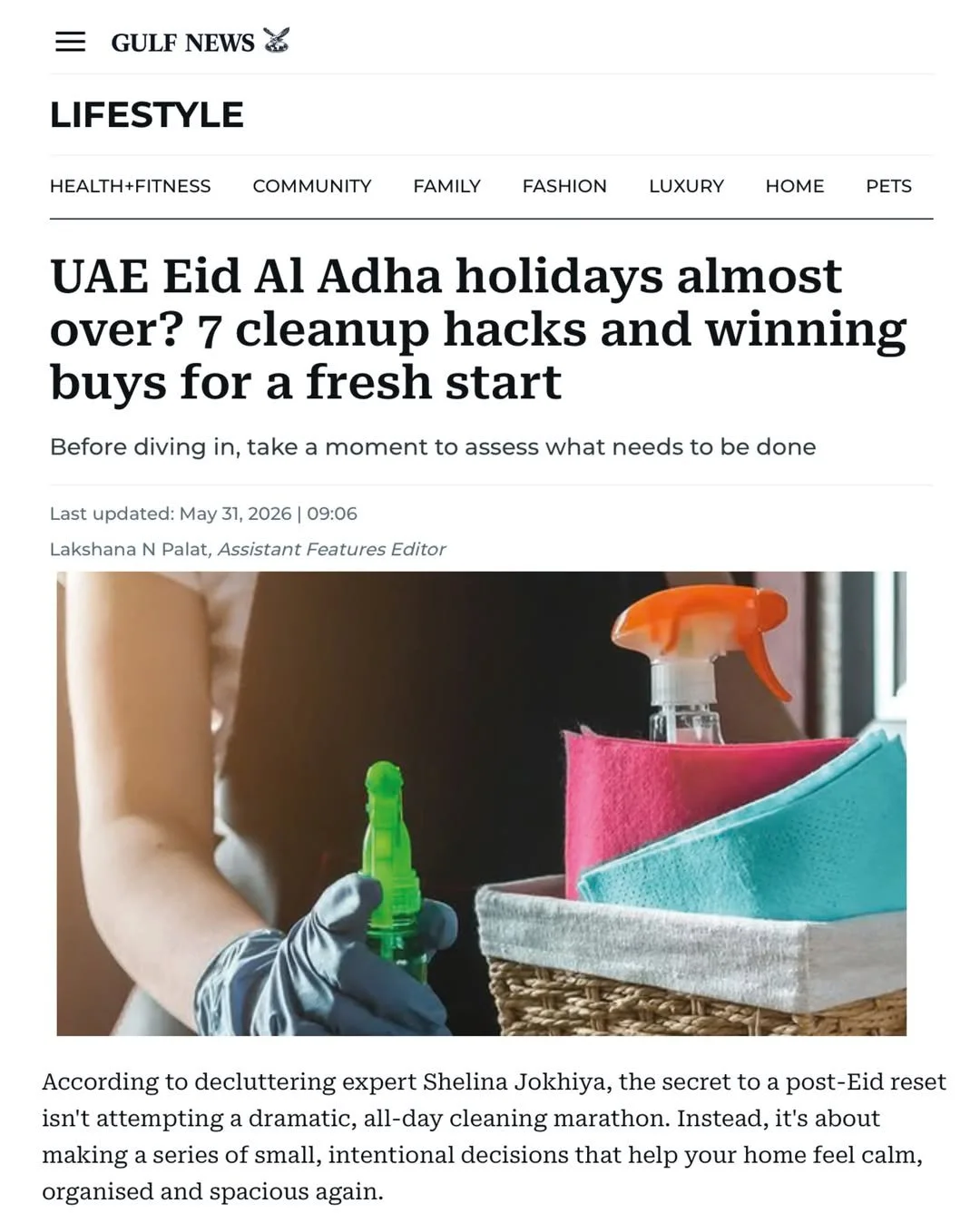 Gulf News - 7 Cleanup Hacks and Winning Buys for a Fresh Start