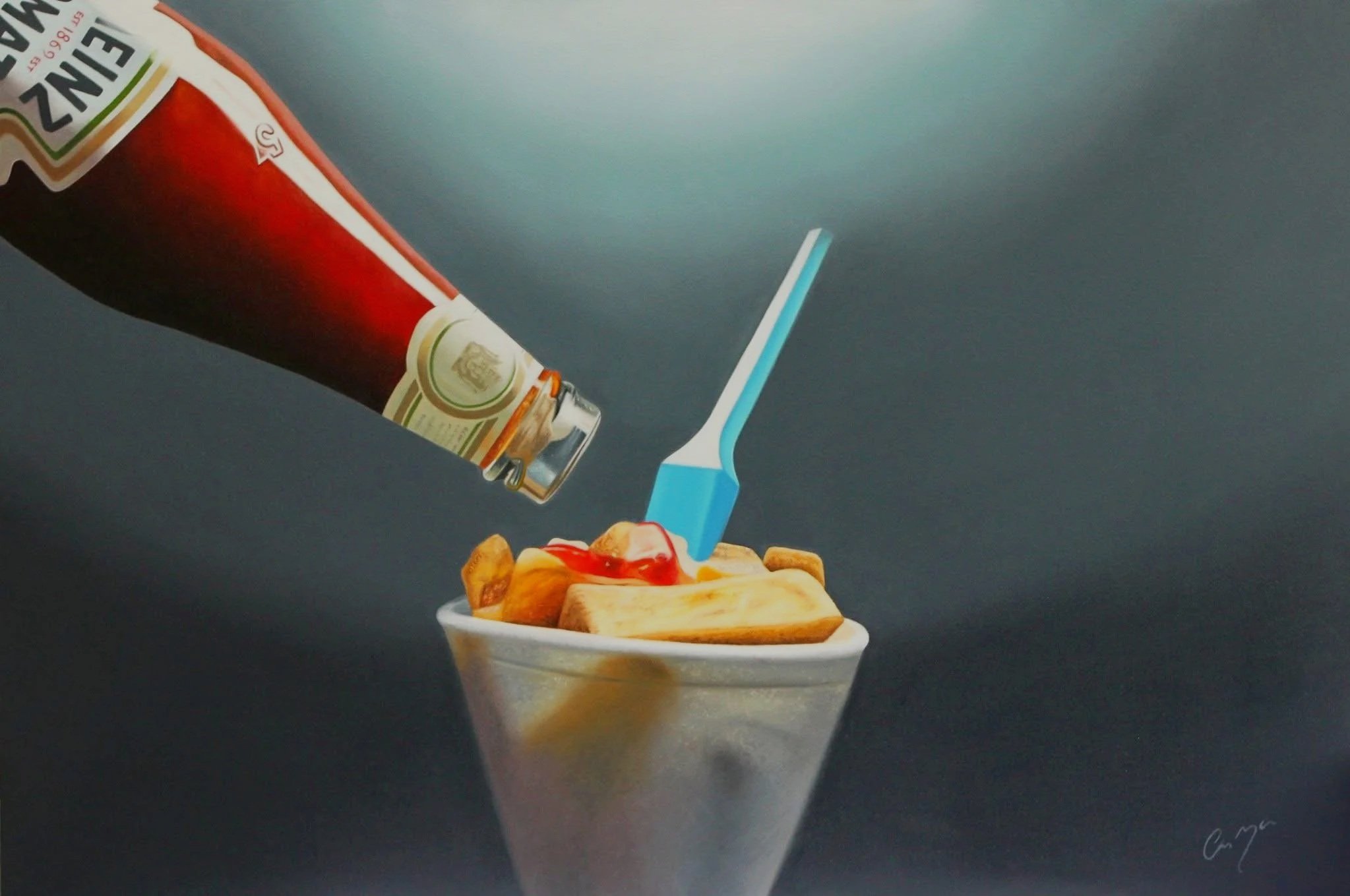 Ketchup+and+Chips++-+Oil+painting.jpg