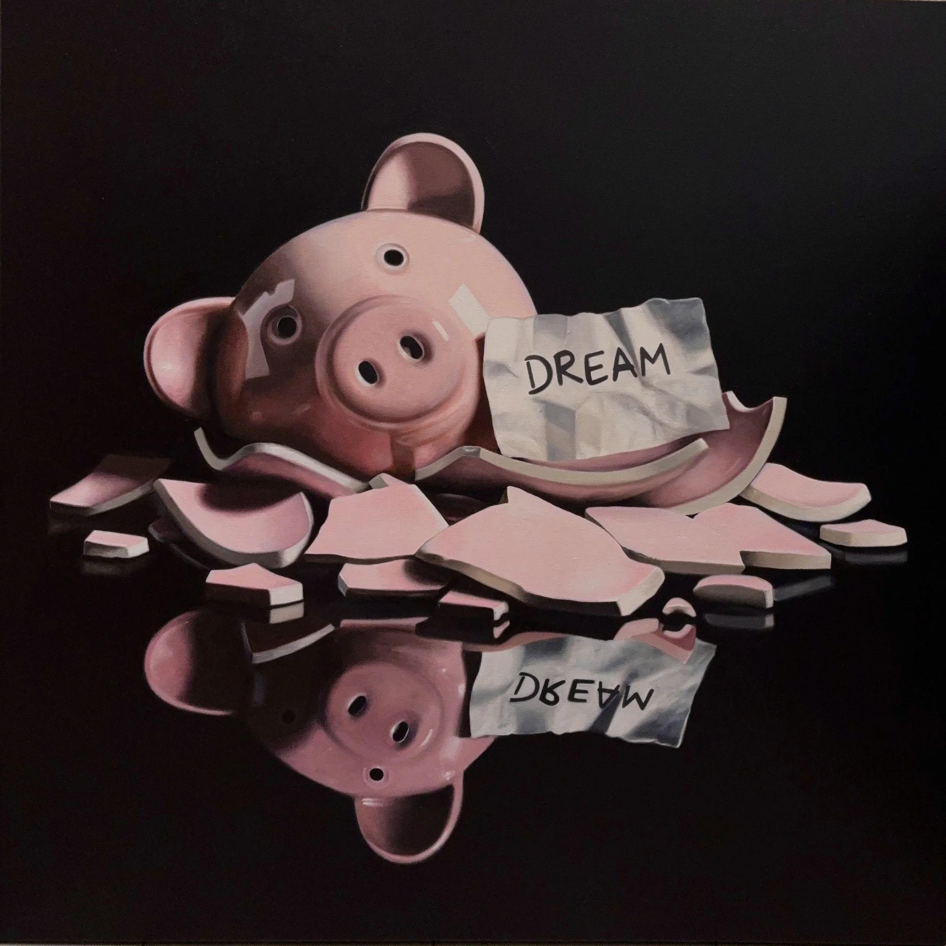 Title:- Dream
Size:- 100cm x 100cm 
Medium:- Oil on linen 

Price - £4,995
Contact for details 