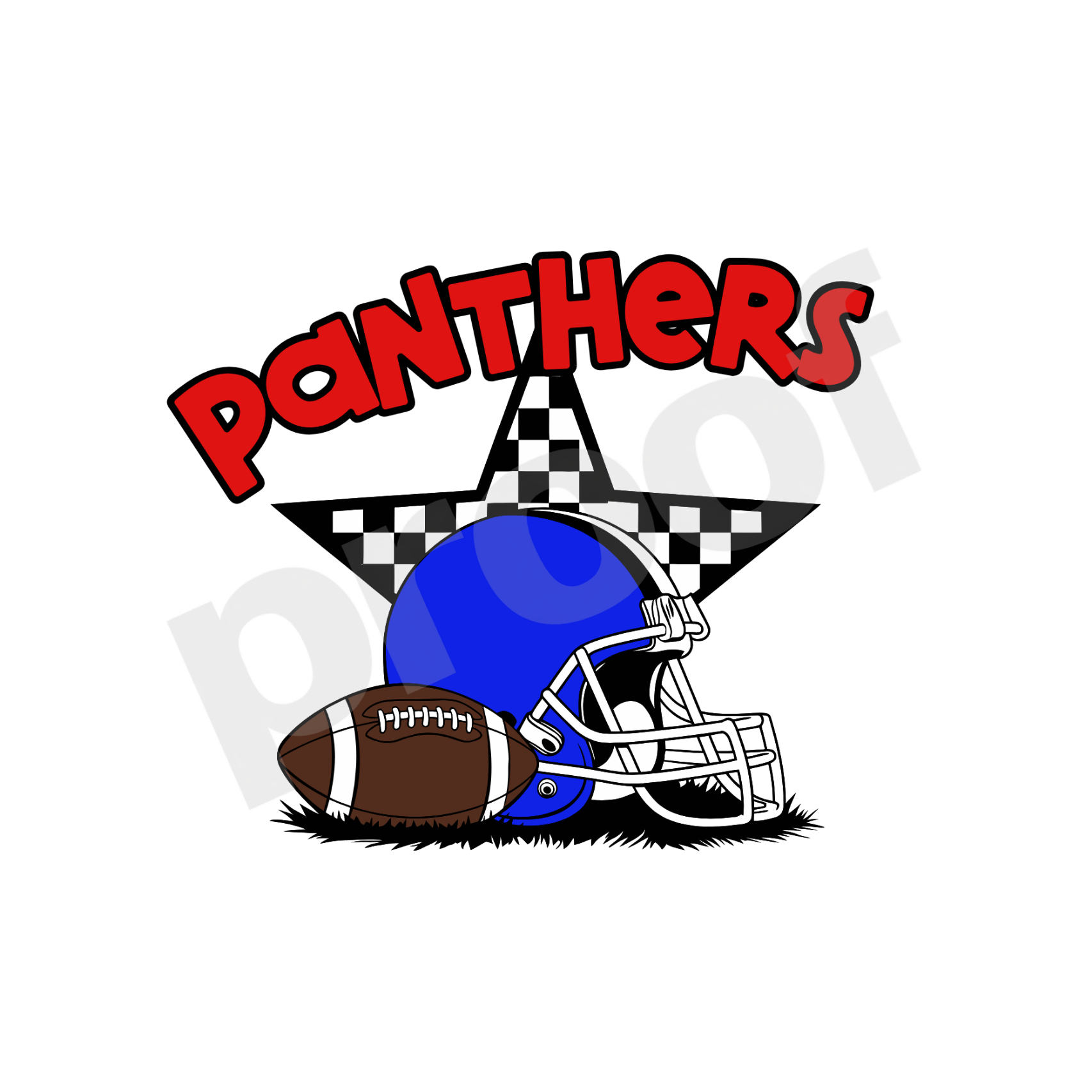 Licking Valley Panthers | Design 02 – Game Day Button