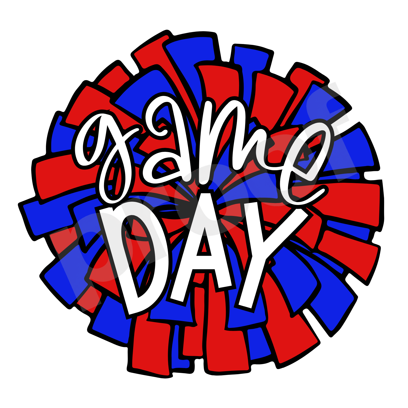 Licking Valley Panthers | Design 14 – Game Day Button