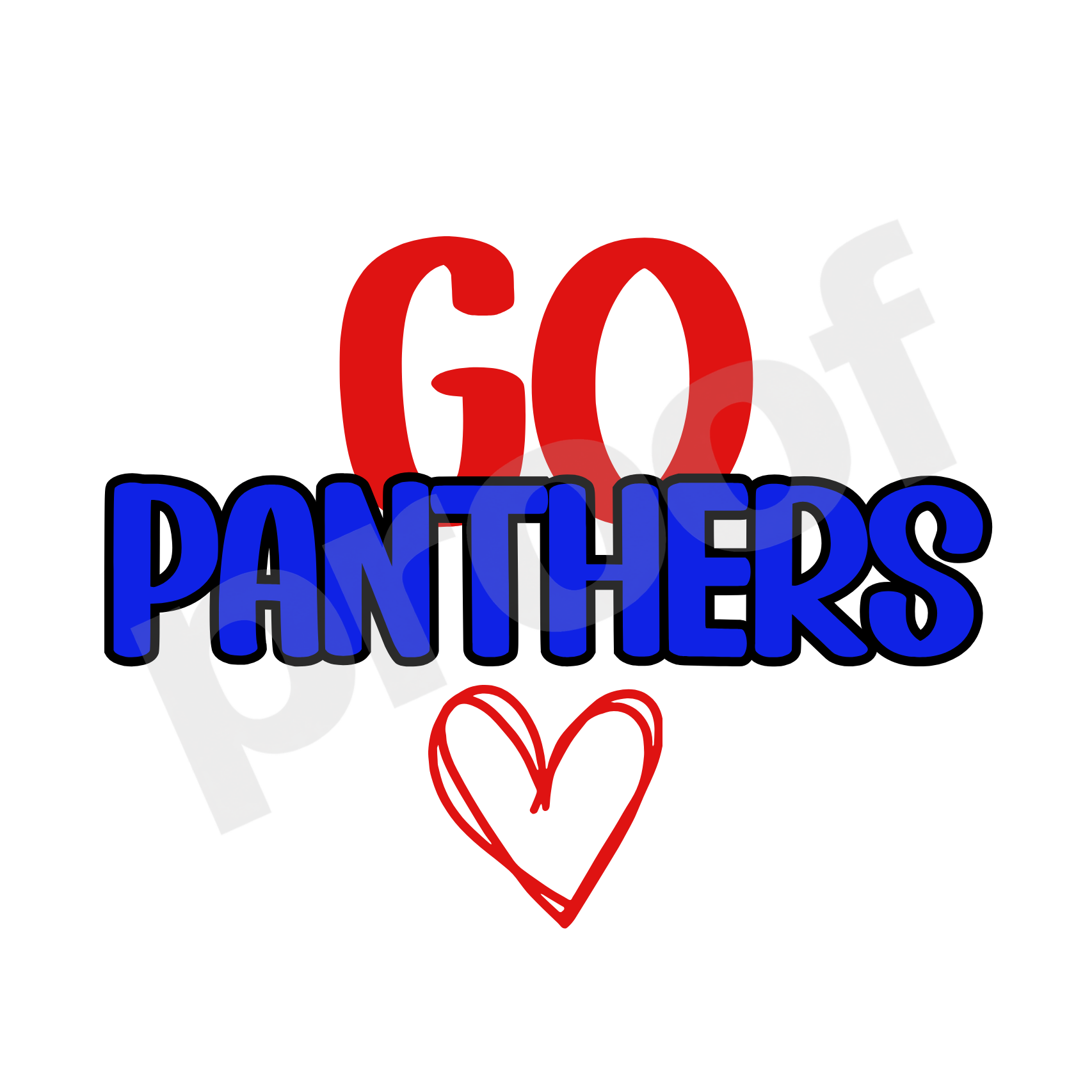Licking Valley Panthers | Design 09 – Game Day Button