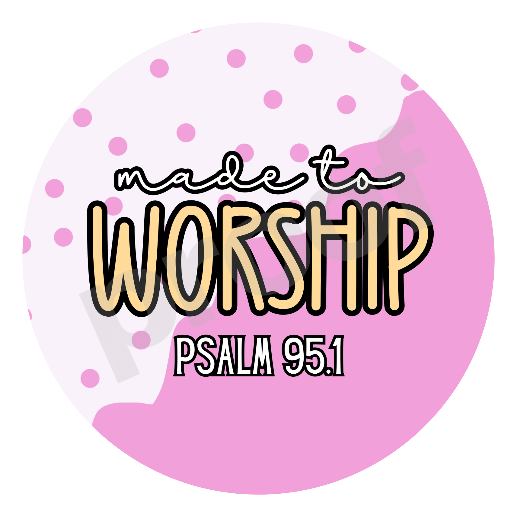 Christian Faith-Based | Design 10 – Pins & Praise