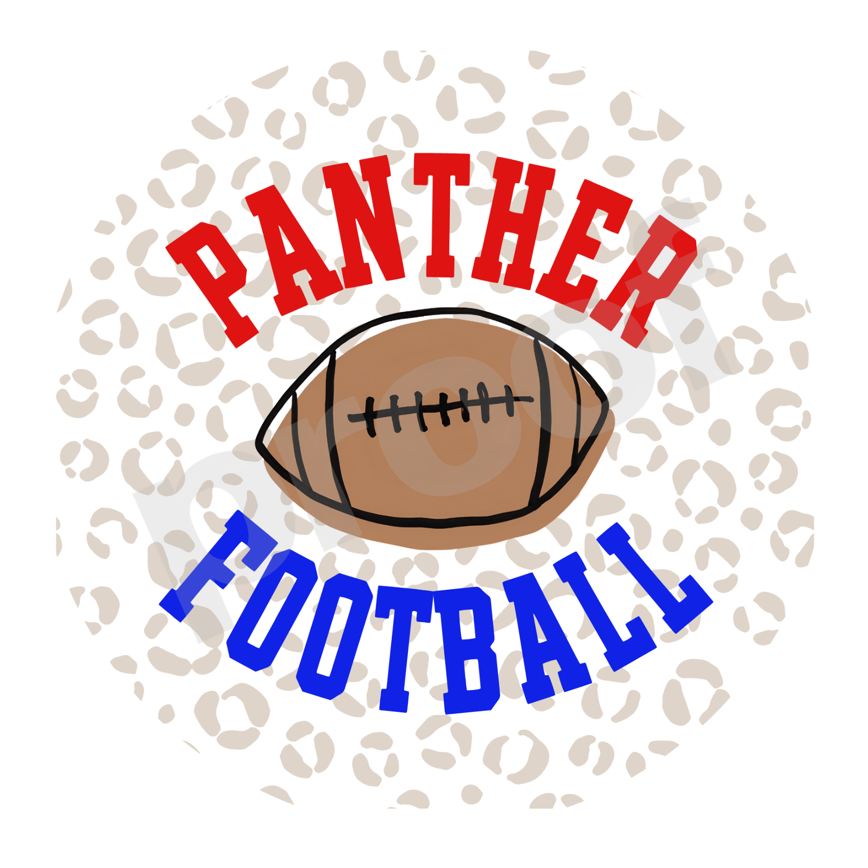Licking Valley Panthers | Design 04 – Game Day Button