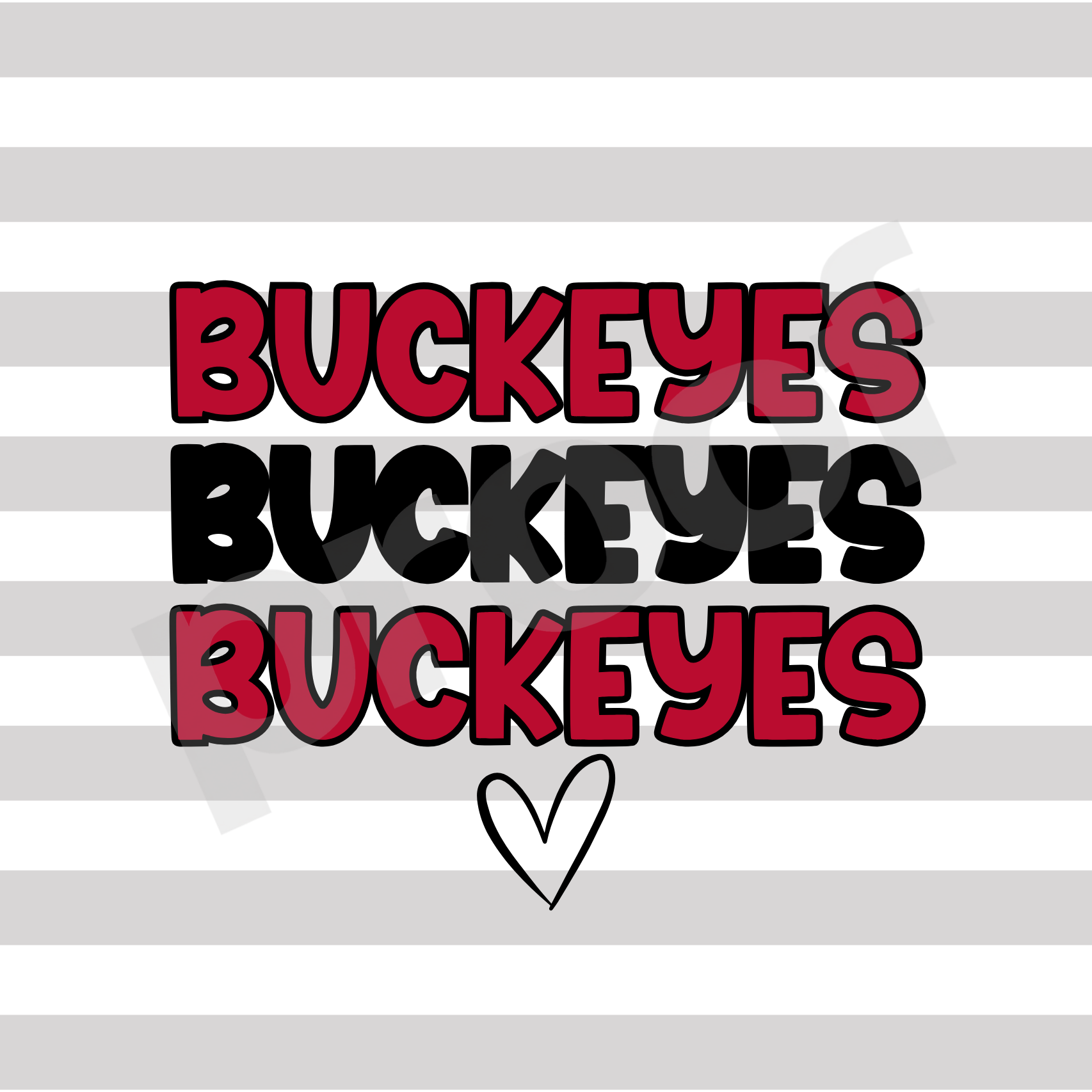 Ohio State Buckeyes  | Design 4 – Game Day